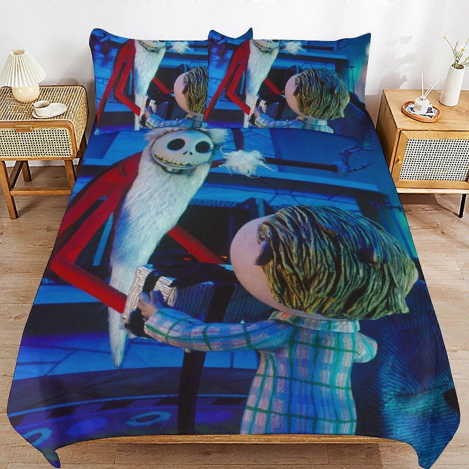 A519 The Nightmare Before Christmas Ultra Durable Bedding Touch Machine Safe Comfort Thread Finish Duvet Cover Sets Rest Kit N519