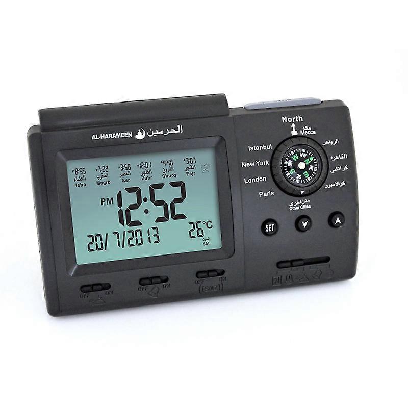 Automatic Digital Clock Islamic Azan Muslim Prayer Alarm Azan Clock for Desktop Table Clock Home Dec