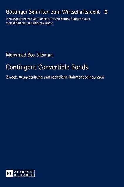 Contingent Convertible Bonds by Mohamed Bou Sleiman Hardback Book