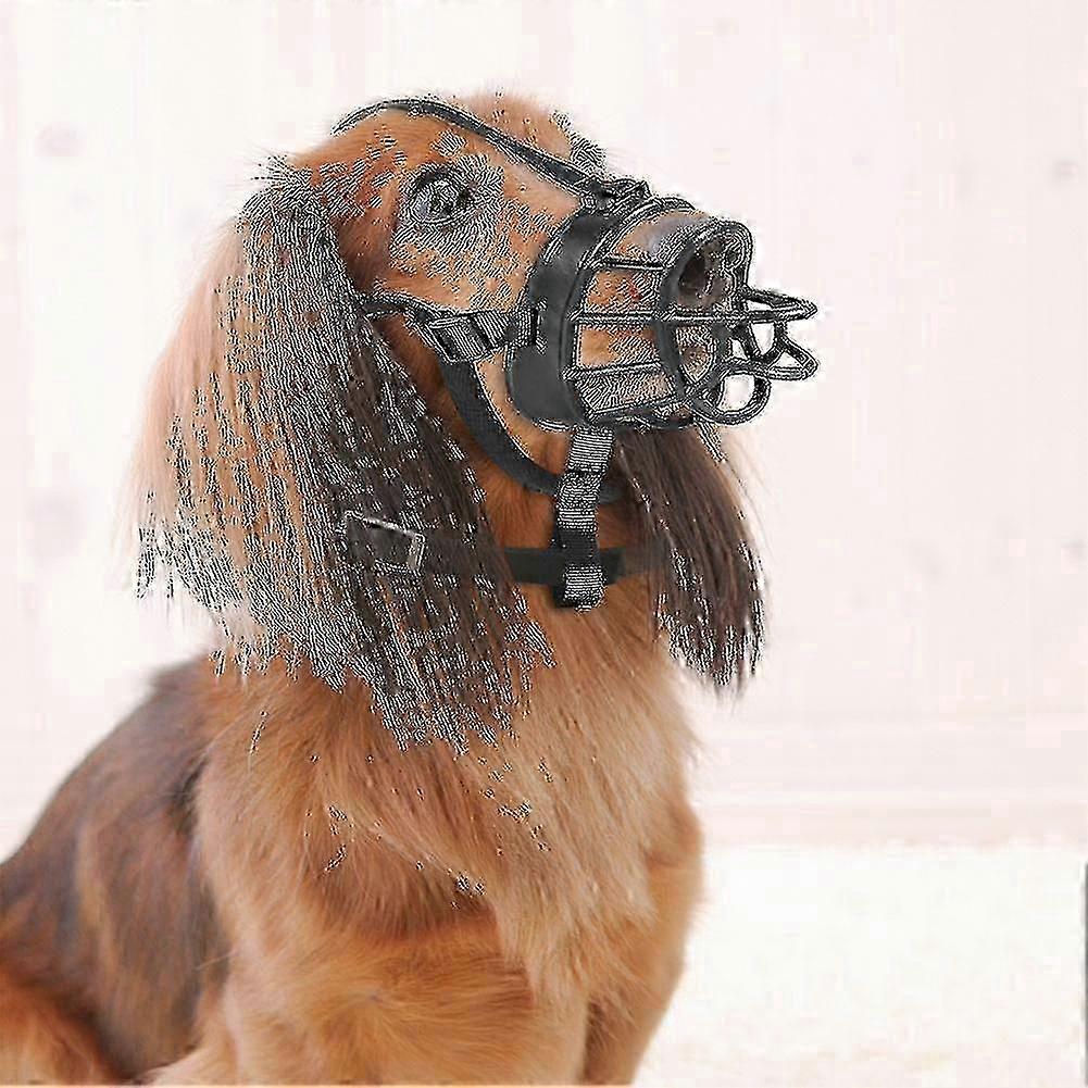 Pet Dog Mouth Muzzles Soft Silicone Adjustable Breathable Dogs Anti Bark Bite Chew Muzzle Training