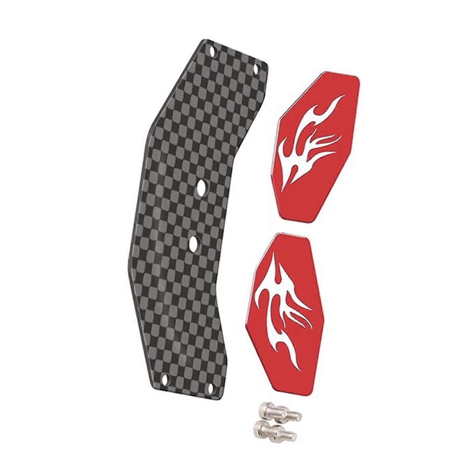 High Performances Carbon Fiber Construction Lightweight 1/24 Scale Remote Control Vehicle Frame  Red