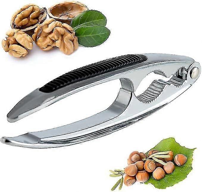 Metal Nutcracker Clip With Non-slip Handle, Polished Cast Metal