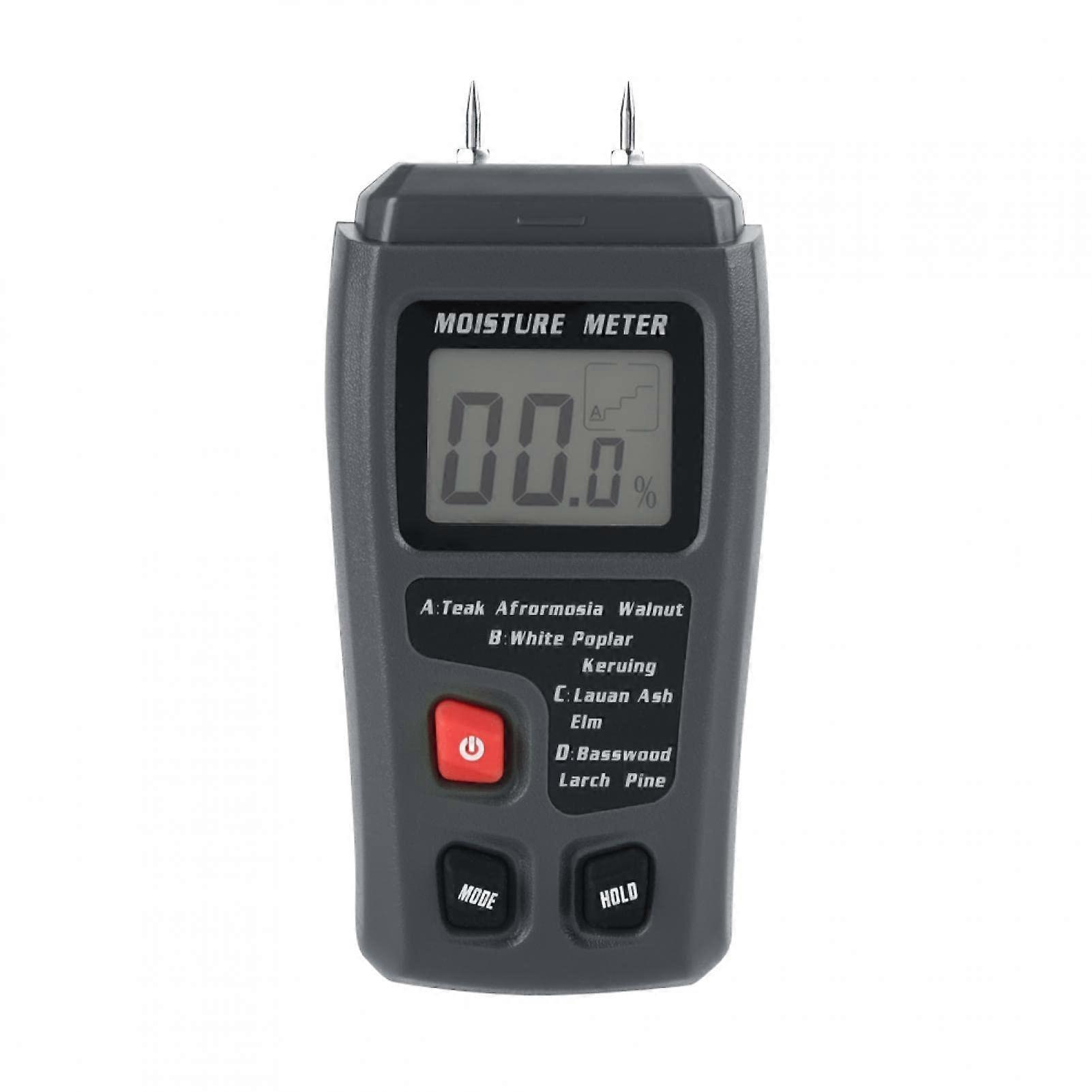 Digital LCD Wood Moisture Meter Humidity Tester for Timber Firewood Walls Floors Paper