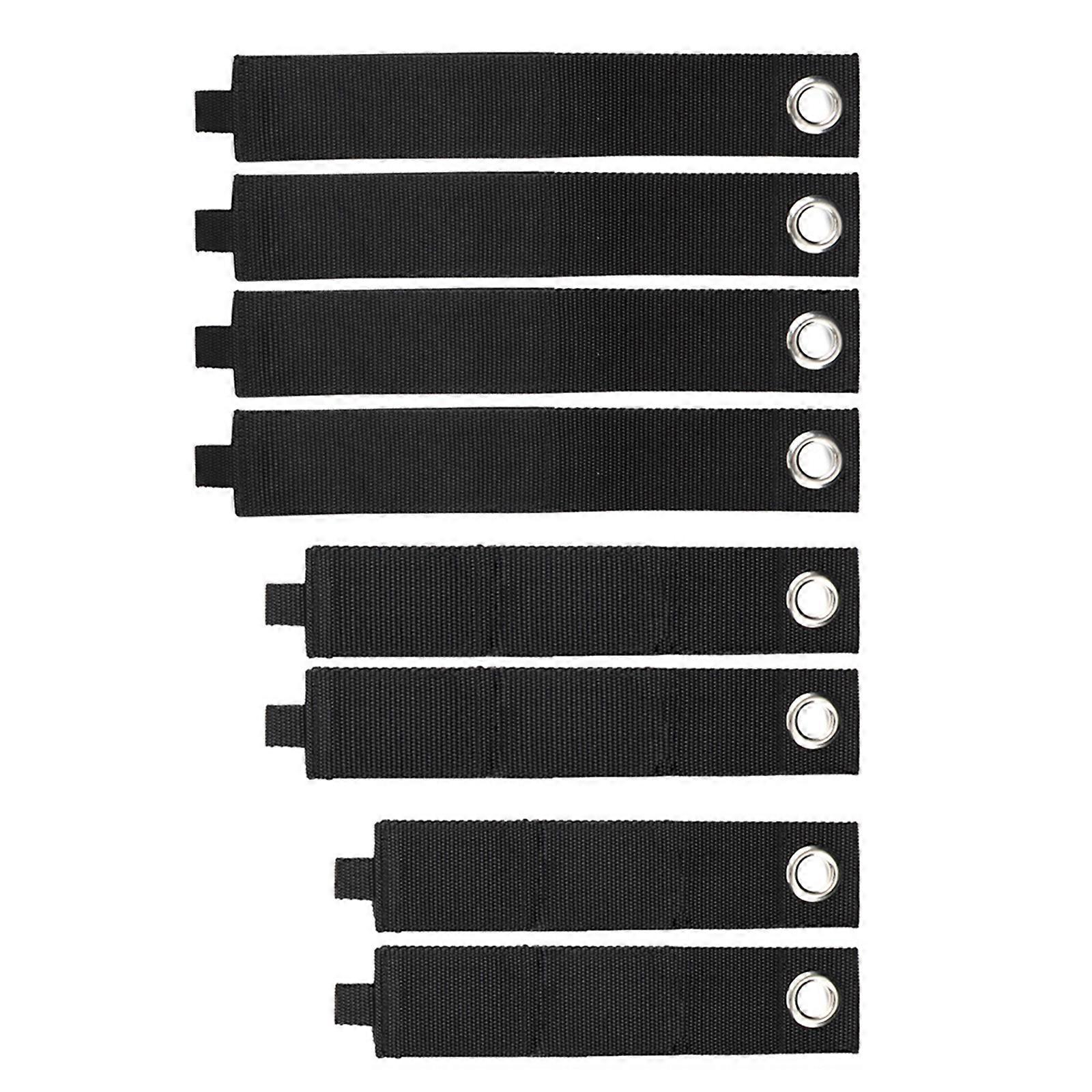 8pcs Heavy Duty Storage Straps for Efficient Patios and Garage Use Hanging Extension Cord Holder Adjustable Cable Ties Multicolor