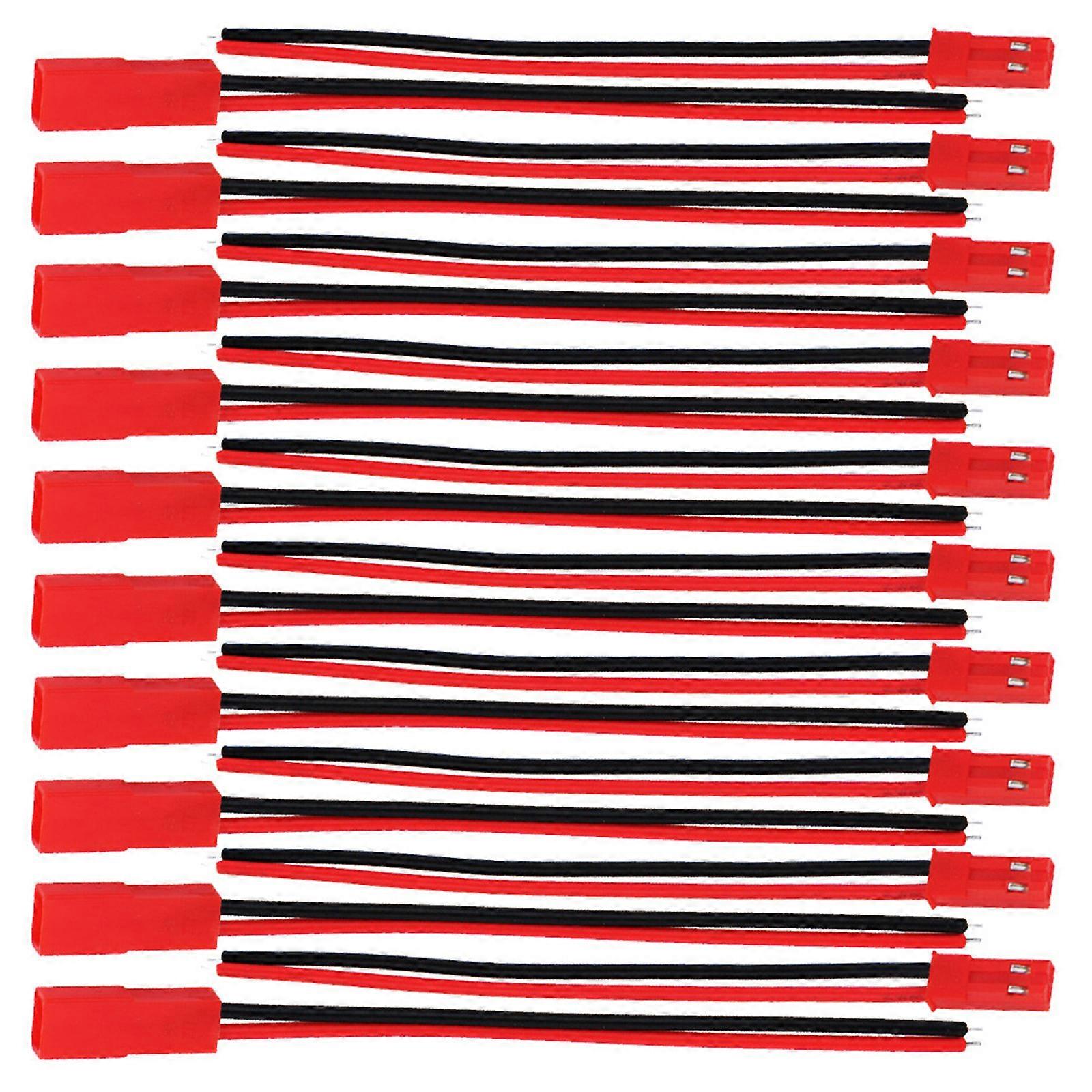 Industrial /JST Connectors 10 Pair Featuring 2.54mm Spacing & Flame Retardant Housing Upgrades for Secure Wiring Multicolor
