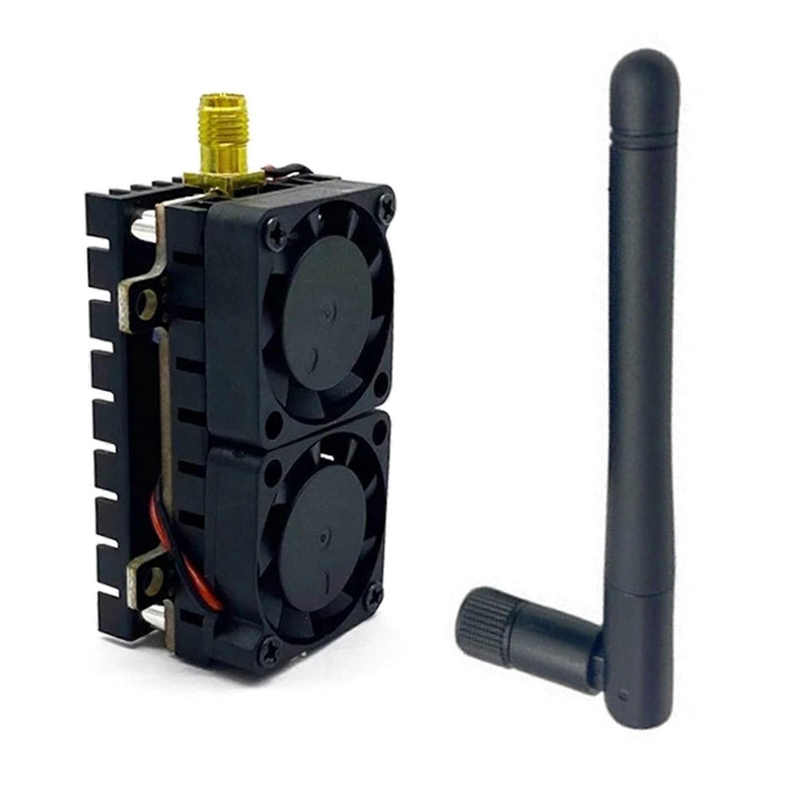 5.5W 48CH Wireless Transmitter Power Adjustable With Efficient Cooling For Extended Flight Multicolor