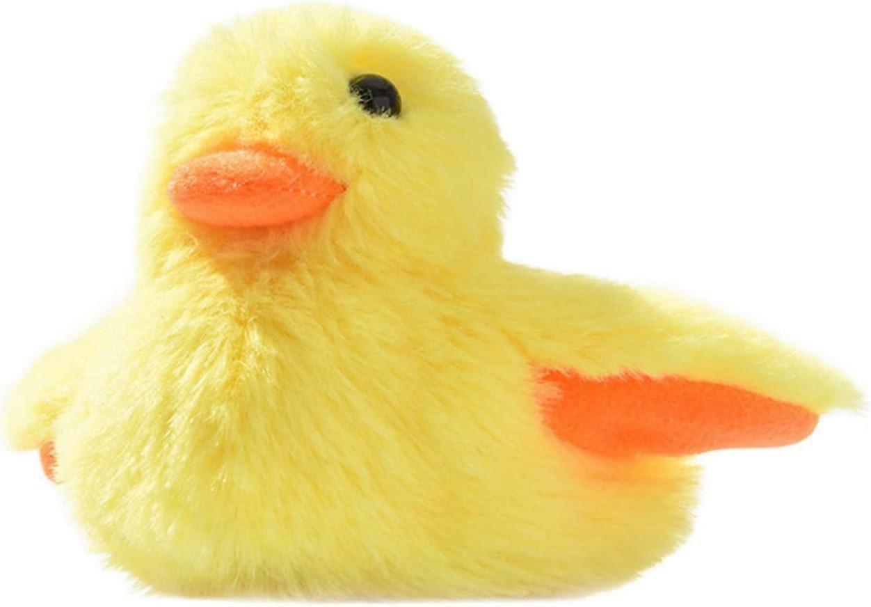 Interactive Cat Toy Duckling Sparrow – Touch Activated, Realistic Chirp, Soft Cloth, Portable for Kittens and Cats