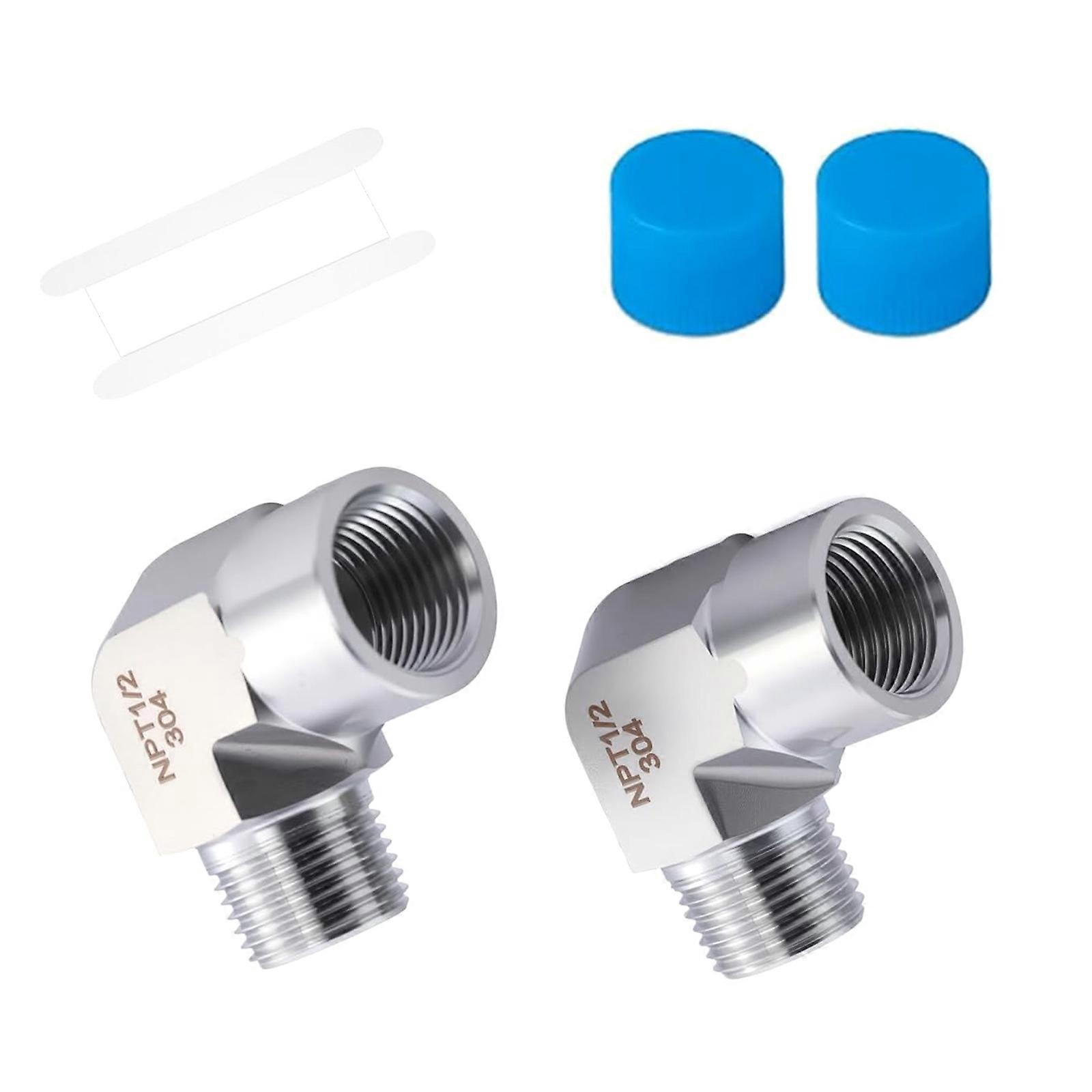 90 Degree Angled Pipe Coupling Steel Fitting Elbow Pipe Connector Simple Installation for Pressure Washer Systems Multicolor
