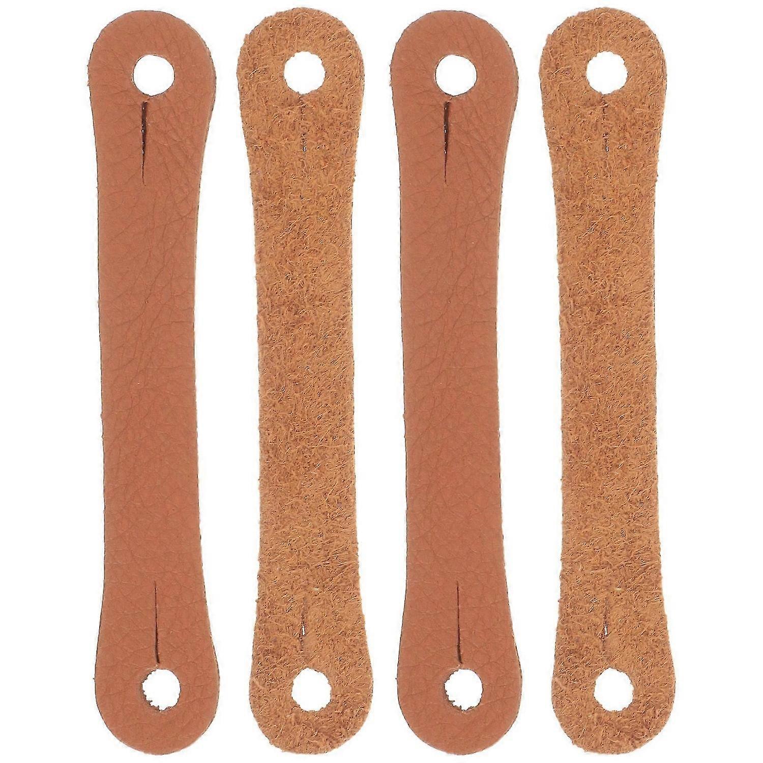 Stick Control Drumstick Control Clips for Drum Practice 8Pcs Brown PU