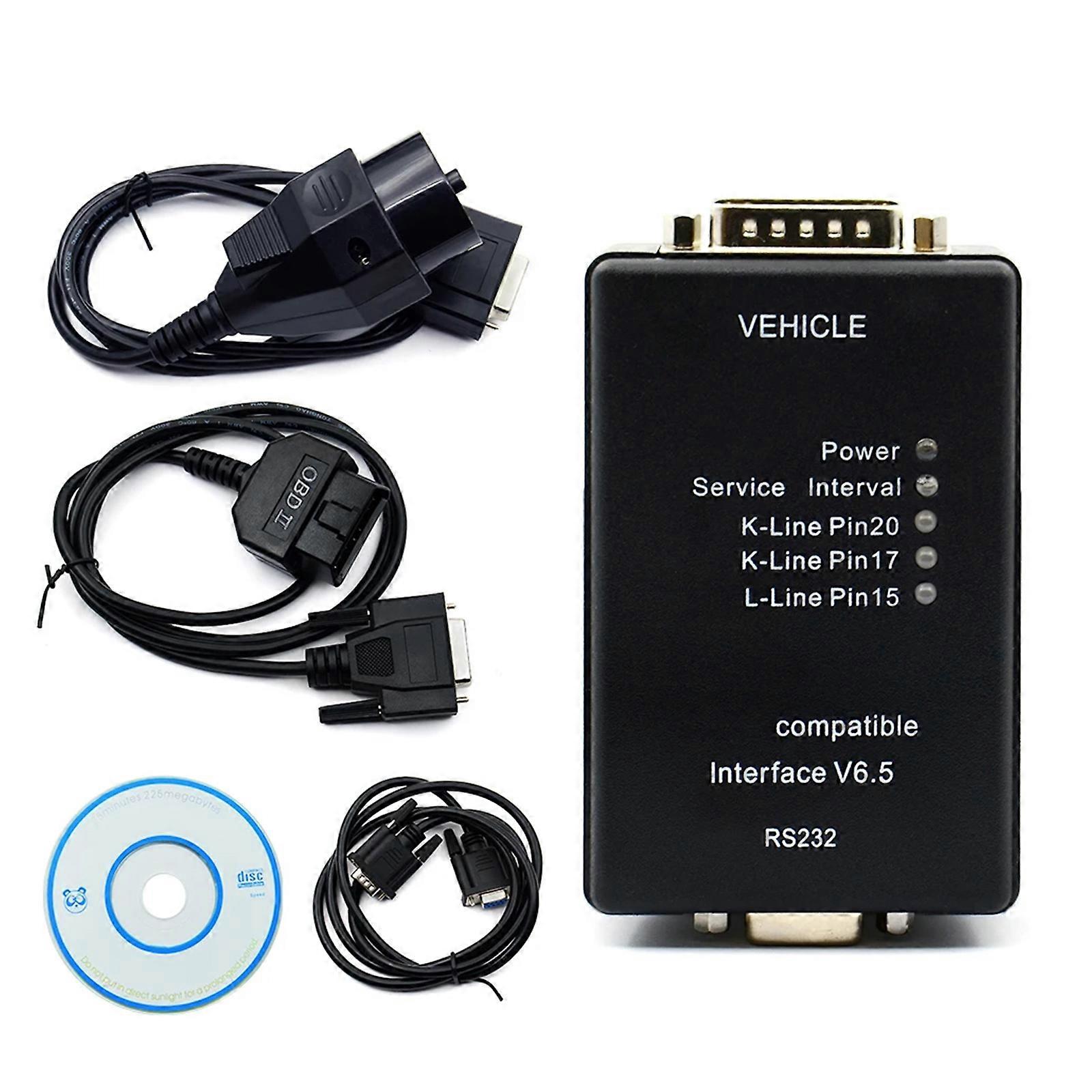 Carsoft 6.5 Vehicle Engine Tuning Device, Programming Tool for E30 E31 E32 E34 E36 E60 E65 E46 E53, Real Time Monitoring Multicolor