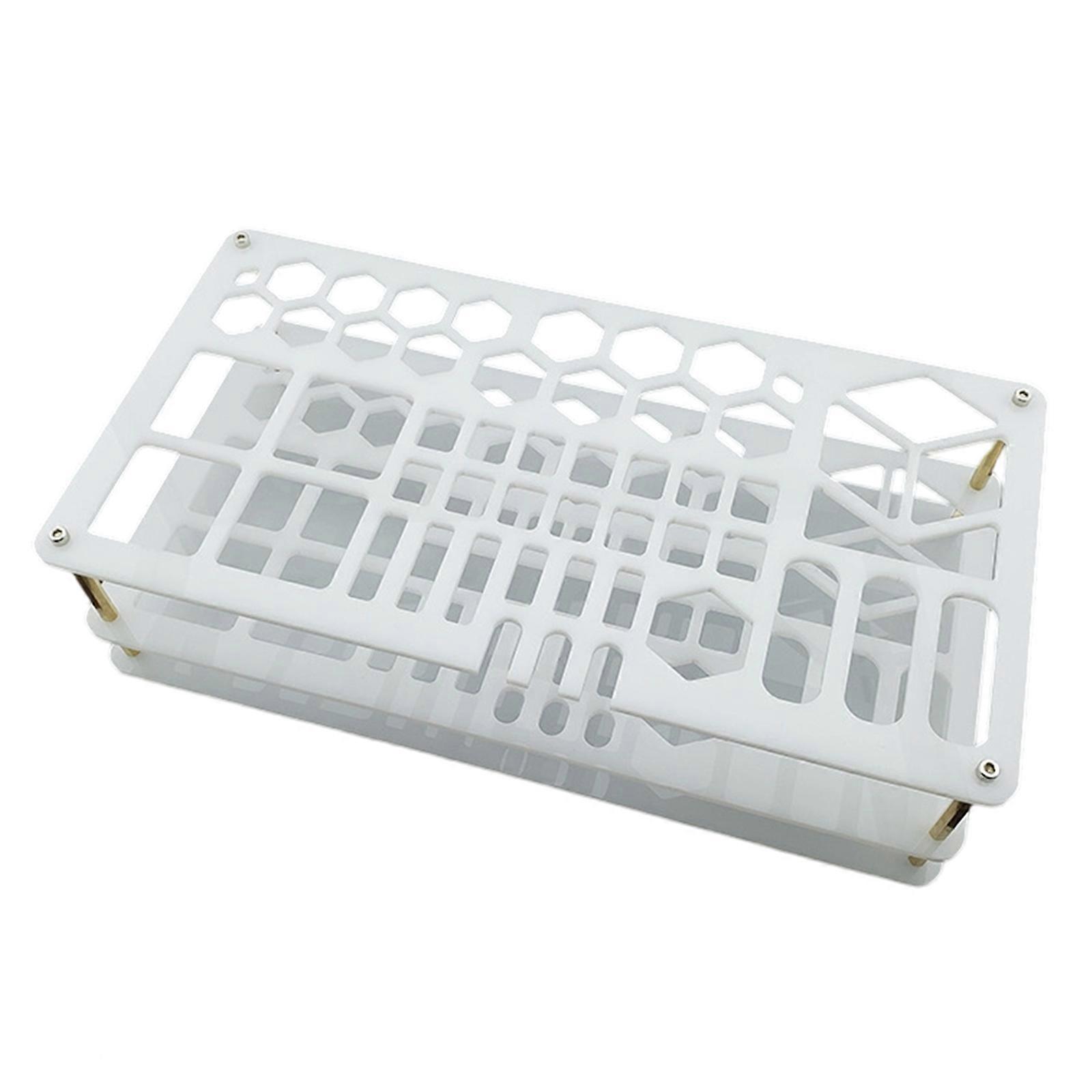 Unassembled DIY Tool Holder Storage Rack For Remote Car Trucks Helicopters Model Building Enthusiasts  White