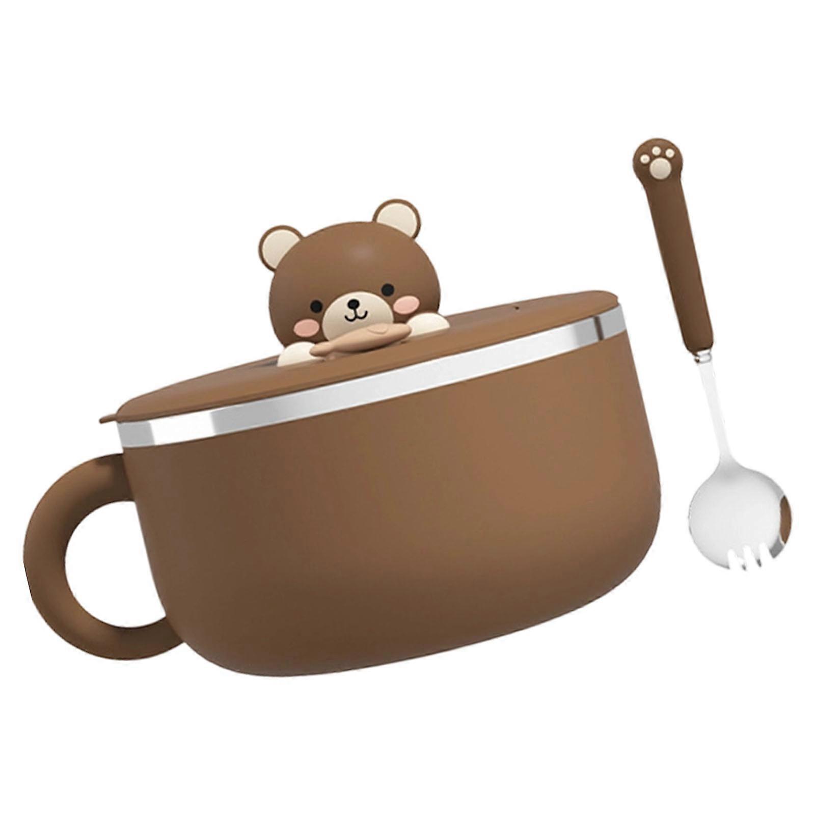 High Capacity 1200ml Nonrust Steel Soup Pot With Breathable Lid Microwave Safe Container For Ramen Dumplings Easy To Carry Multicolor