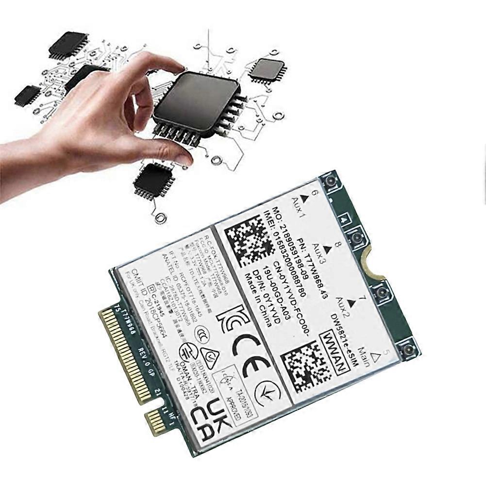 T77W968 DW5821e E-SIM 4G LTE Module CAT16 1Gbps FDD-LTE TDD-LTE E-SIM 4G Card Module Kit for Dell 5420 5424 7424 7400
