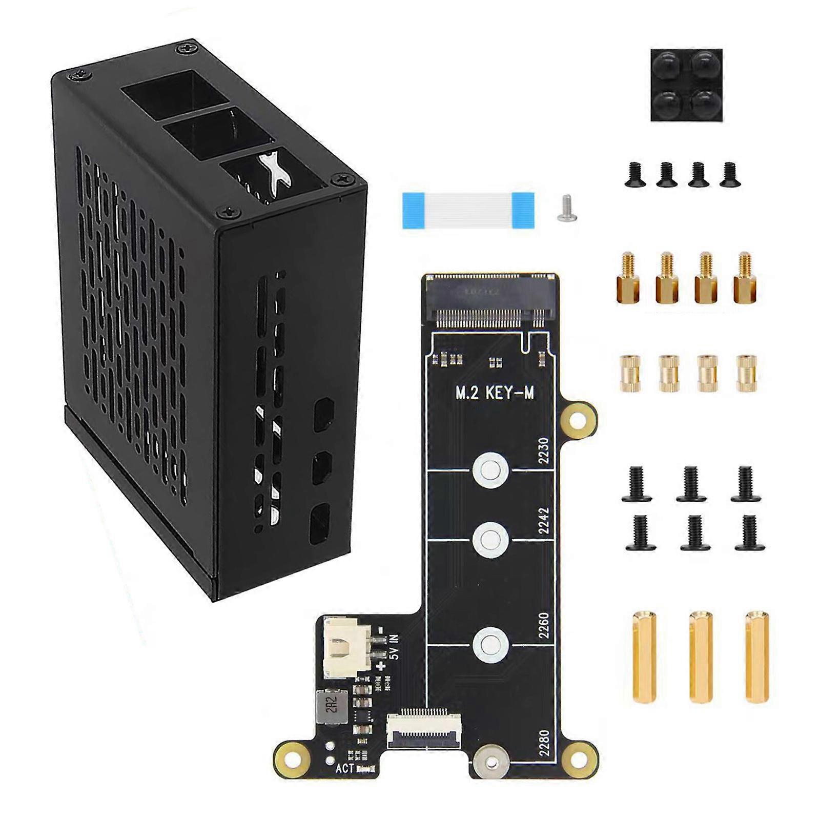 X1001 NVMe SSD PCIE Module Expansion Card Works with Official Cooling System Multicolor