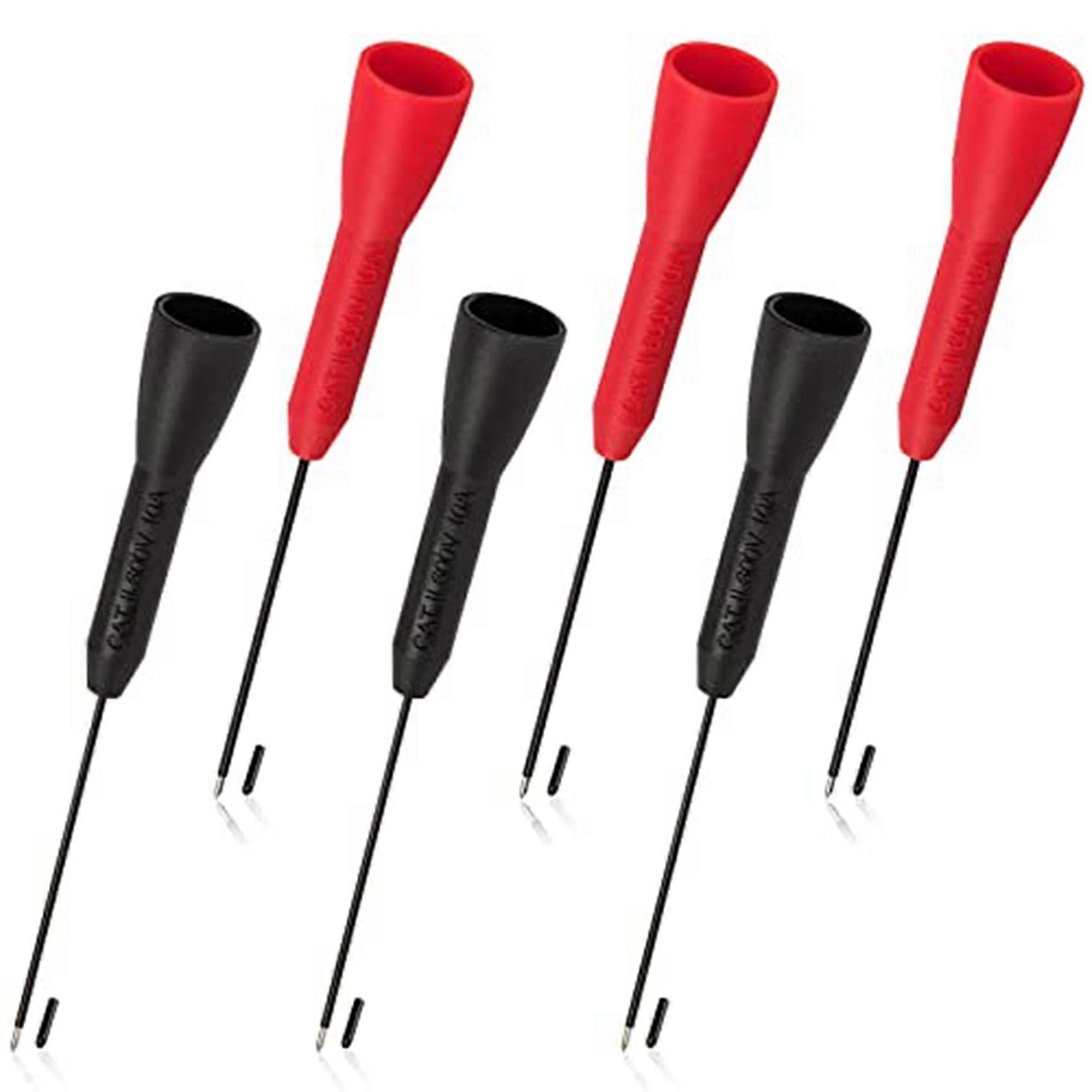 6Pack 2mm Needle Test Probes,600V/10A Non-Destructive Multimeter Test