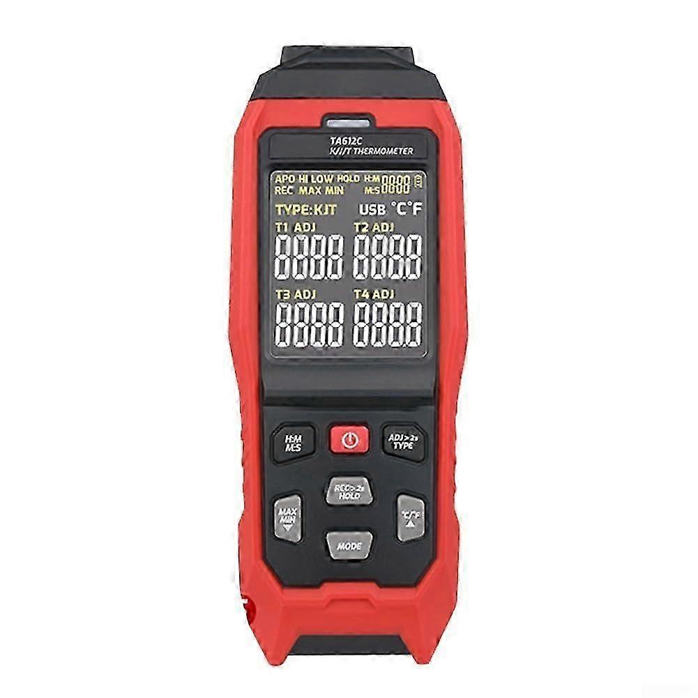 TA612C Thermometer With 4 Channel Measurement And 15 Minute Auto Shutdown