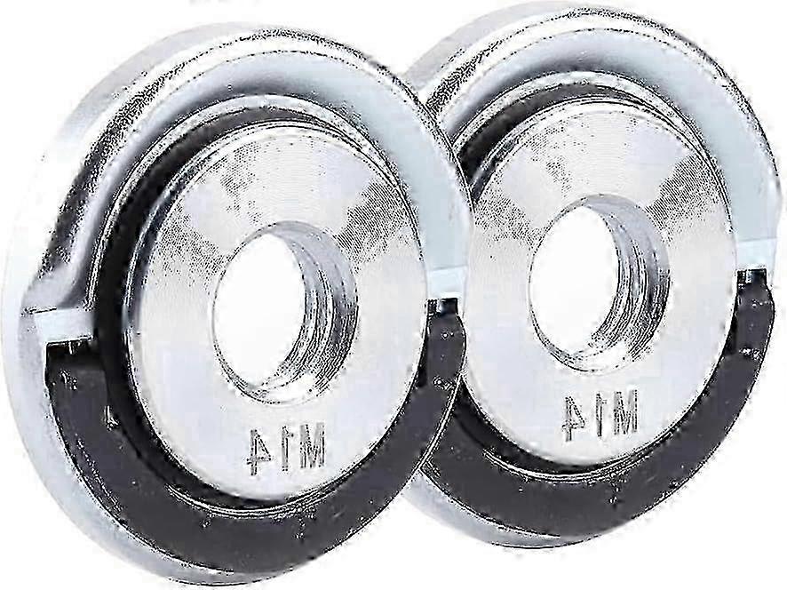 x 2PCS M14 Quick Release Nut for Electric Angle Grinder Locking Nuts Angle Grinder Accessory Thread Replacement Angle Grinder Inner M14