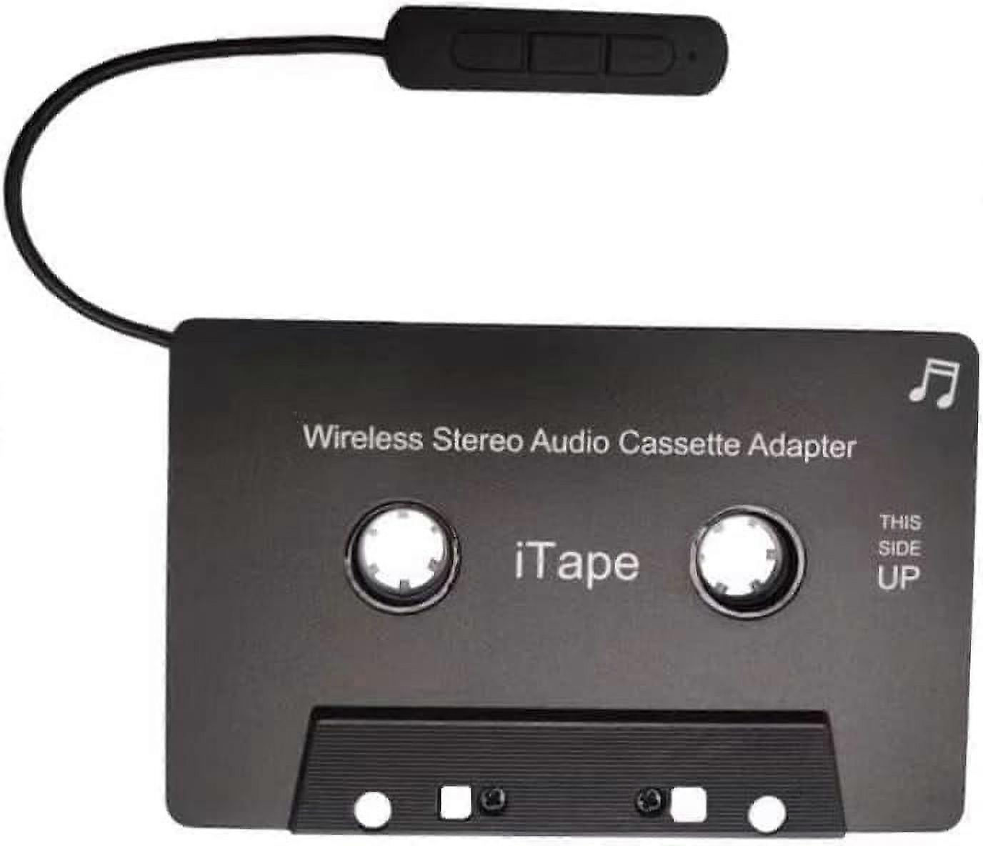 Cassette Adapter Car Bluetooth Audio Receiver Work While Charging Support TF Card,1