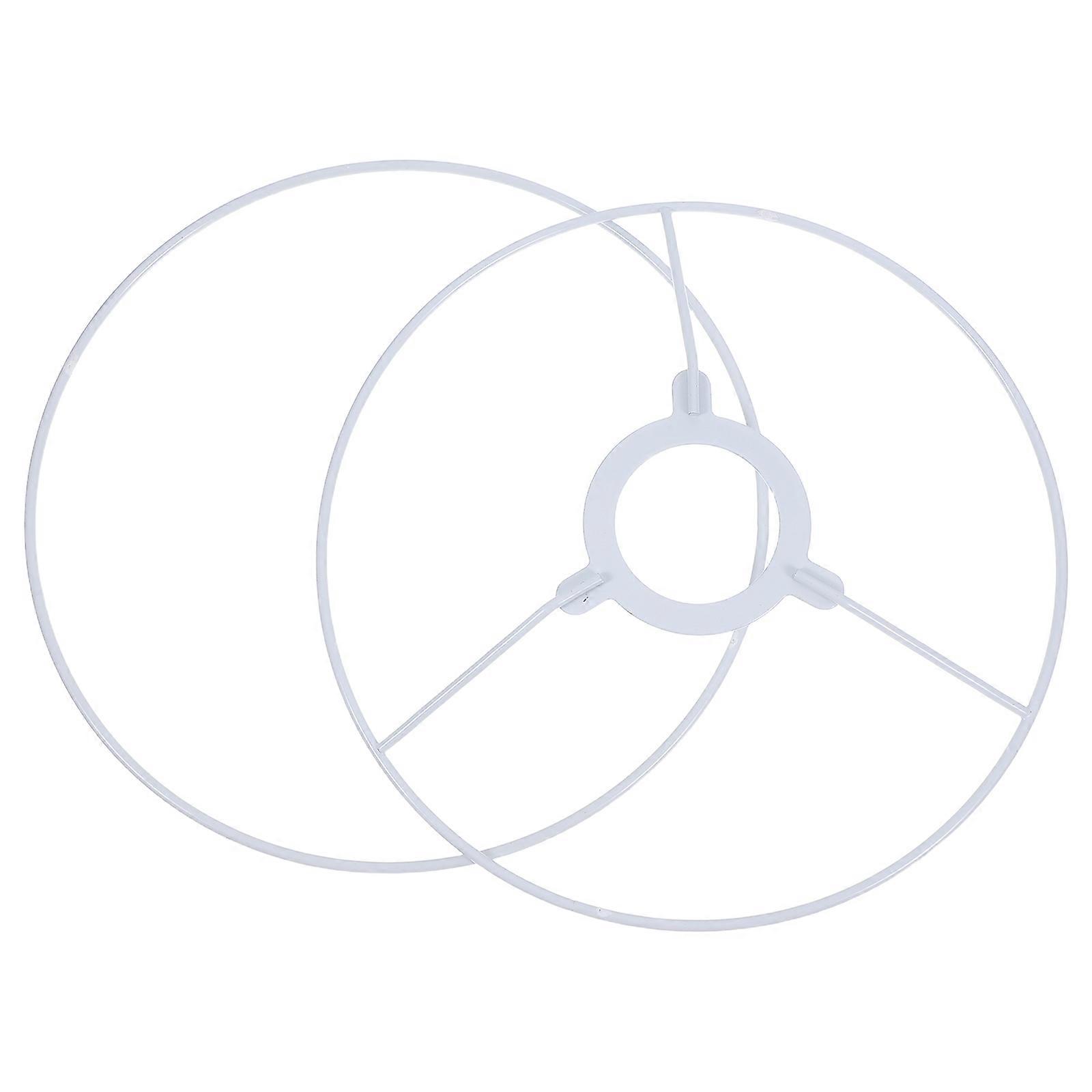 Iron Lamp Shade Frame for Lampshade Making 4Sets DIY Drum Ring Holder