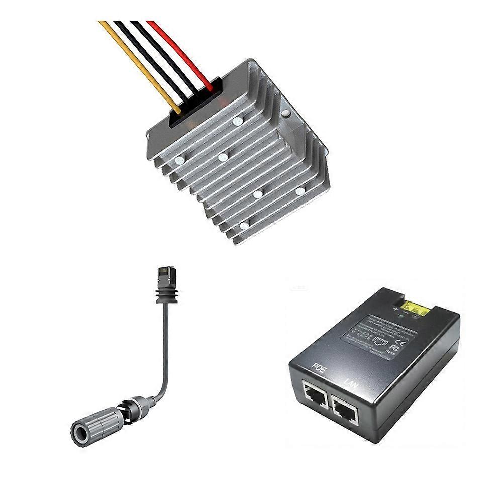 For Starlink Gen2/Gen3 Gigabit POE Injector 150W High Power 57VDC Input POE Output 6KV Surge Protection 57V