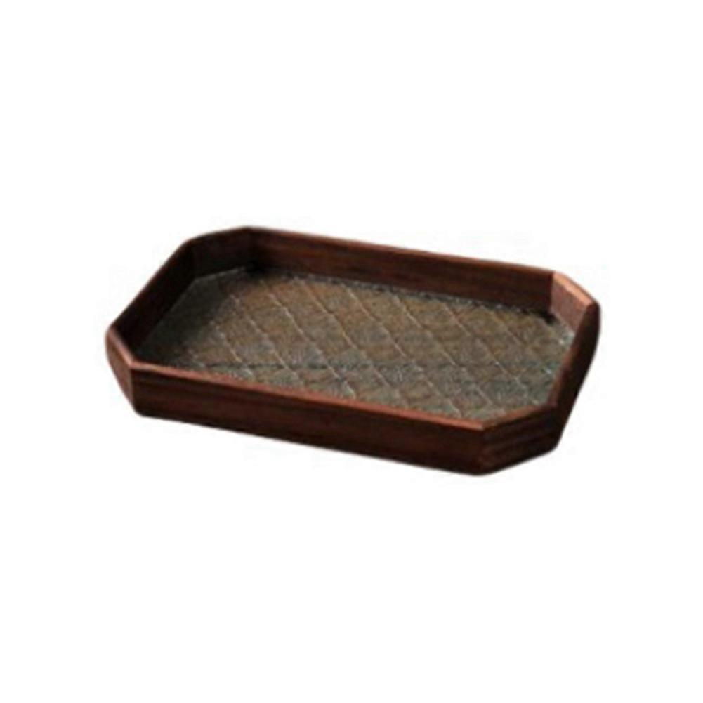 Glass Cup & Mugs Holder Platter Desk Organizer Fruit Snack Trays C