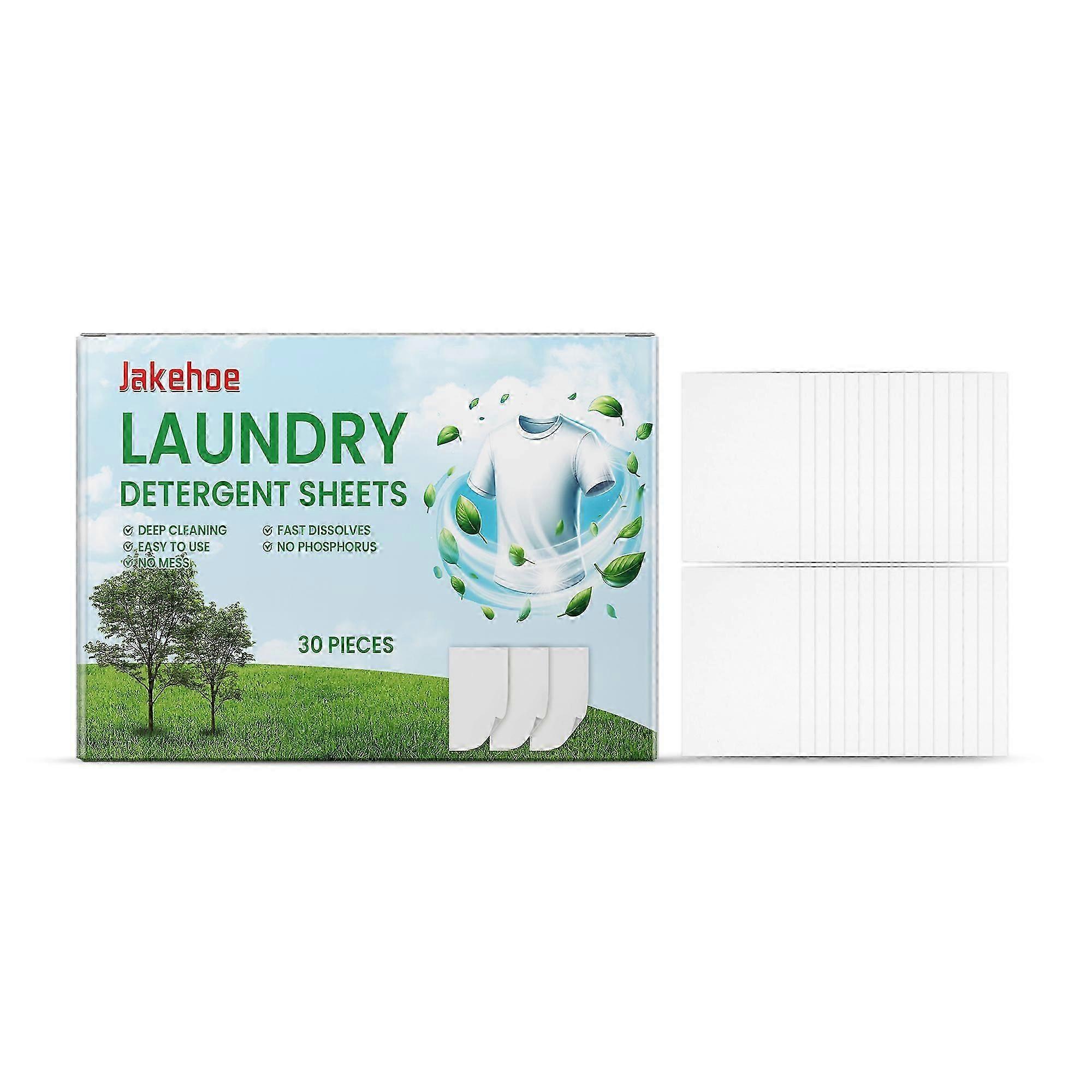 Powerful Laundry Tablets with Stain Removal  LongLasting Fragrance  EcoFriendly, Easy to Use, 30 Count for Fresh, Spotless Clothes