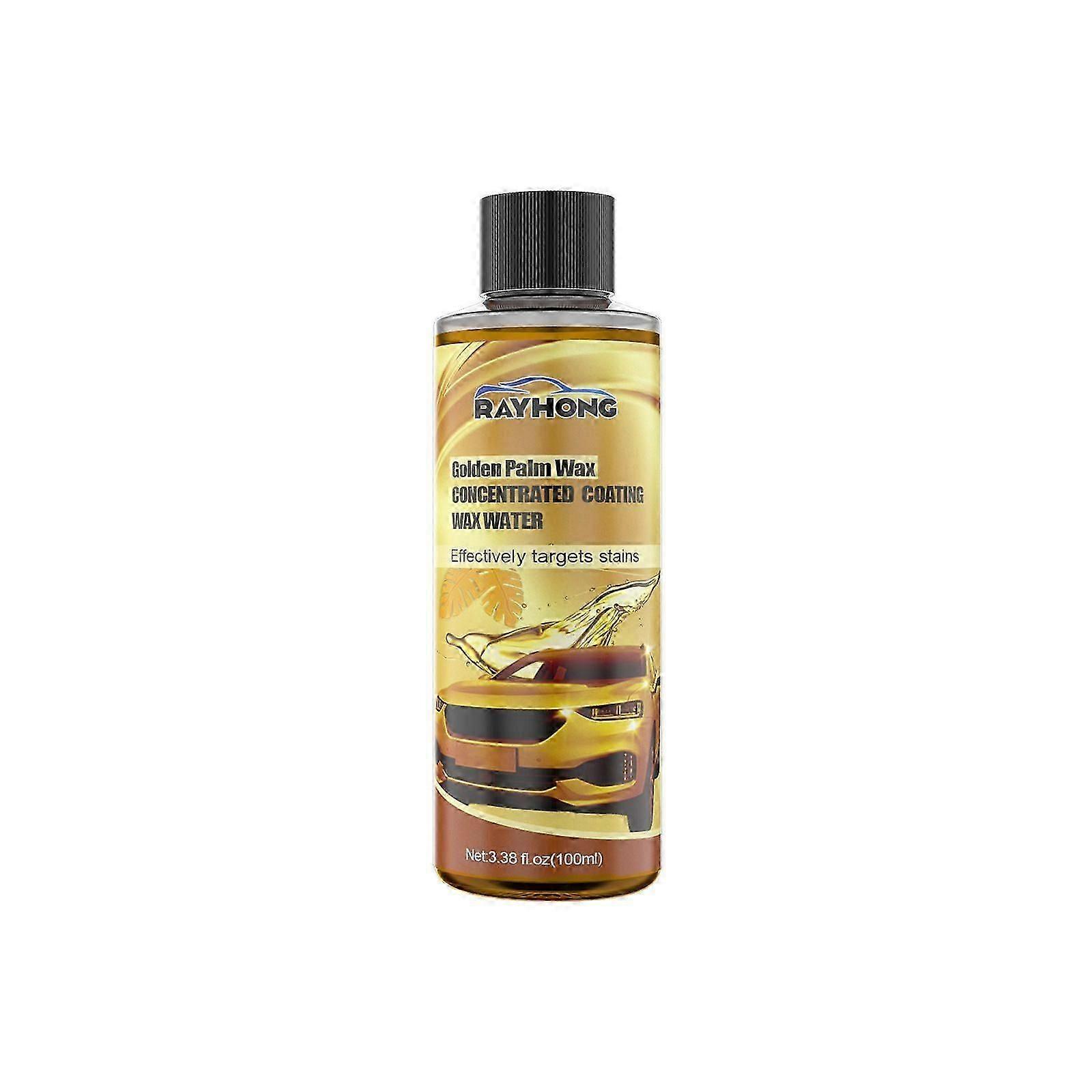 Golden Palm Wax Car Coating  Hydrophobic, Shine  Gloss Restorer, Easy Application, 100ml