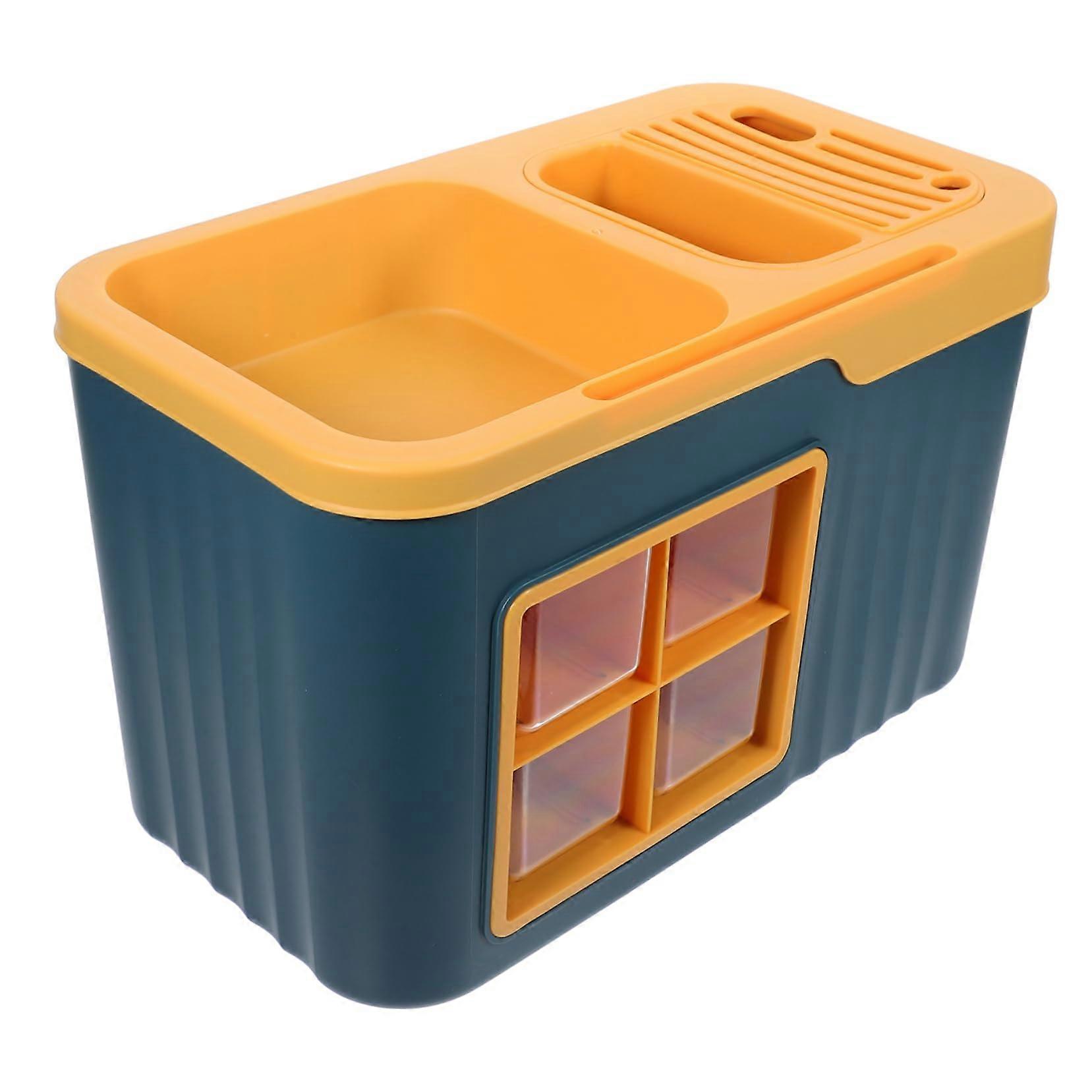 Spice Rack Kitchen Organizer Compact SpaceSaving Seasoning Holder for Condiment Storage