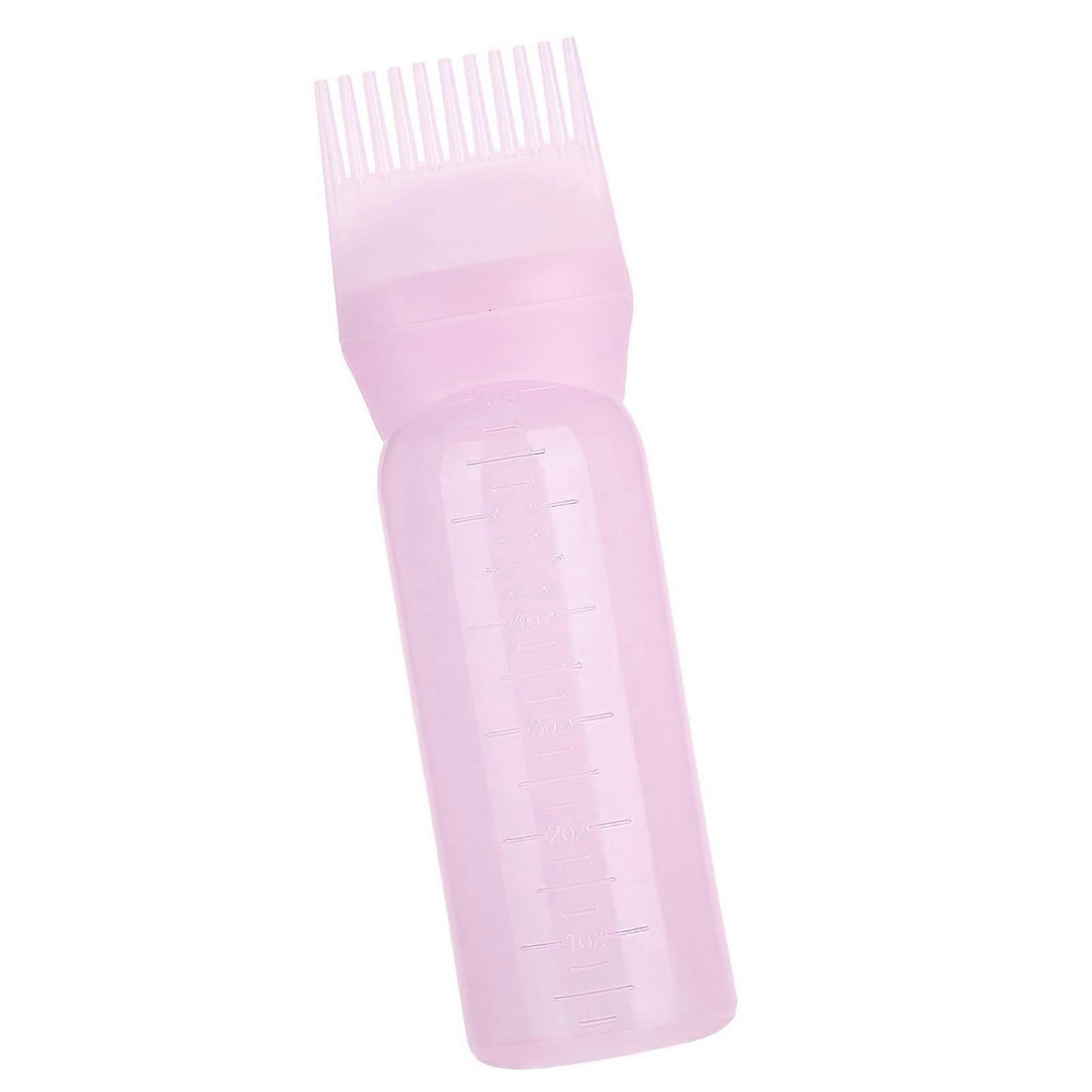 Hair Dye Applicator Bottle with Comb, 160ml Pink for Even Coverage and SalonQuality Results