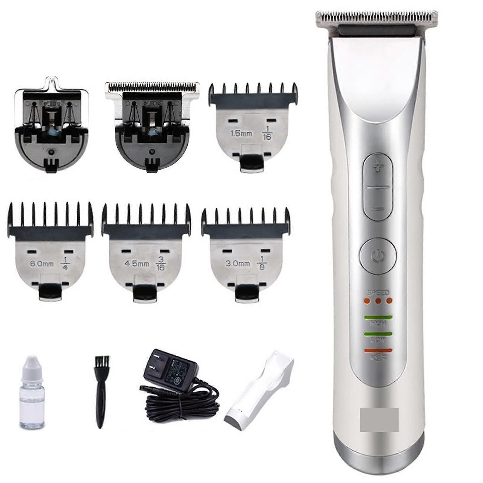 Professional Beard and Hair Trimmer with MultiFunction Attachments, Precision Detailing, Rechargeable