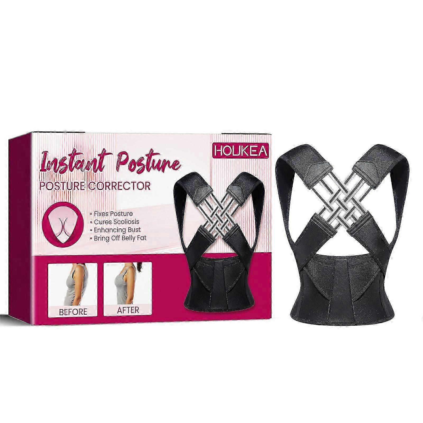 Effective Posture Corrector for Kids & Adults  Kyphosis & Back Support, Adjustable & Comfortable