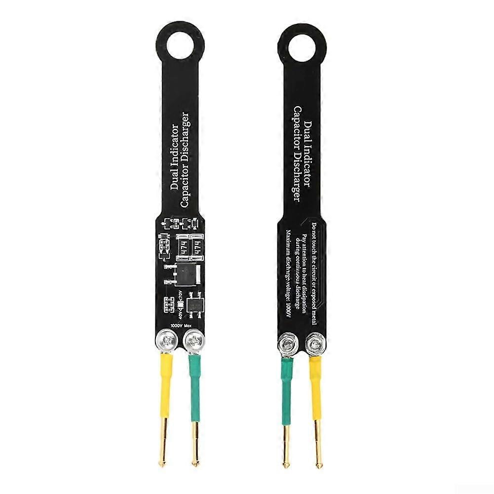 Electronic Capacitor Discharge Pen Tool Dual LED Indicators AC8380V DC 12540V For Switch Power Supply