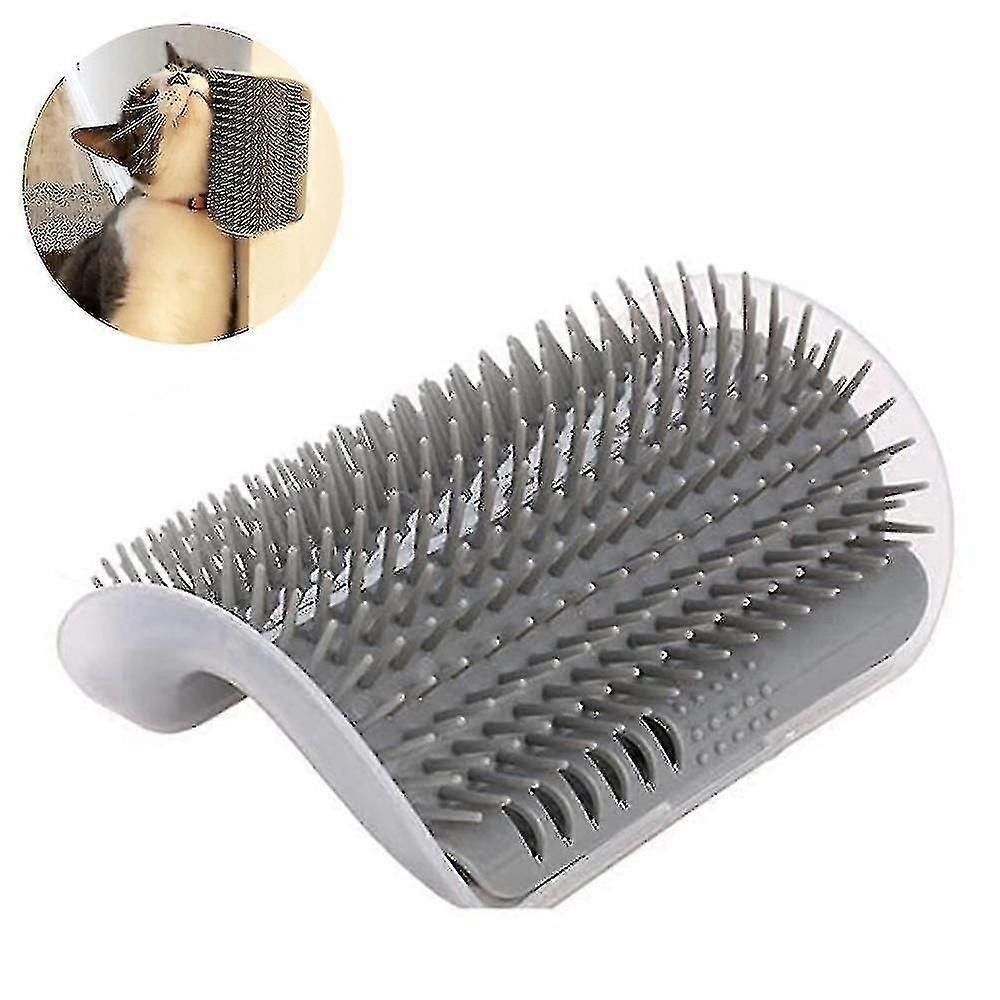 Wall Corner Cat Face Grooming Scratcher