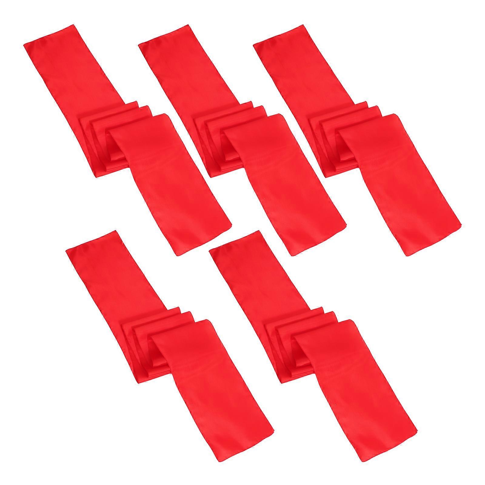 20Pcs Red Wedding Table Runner for Decorative Party Table Setting