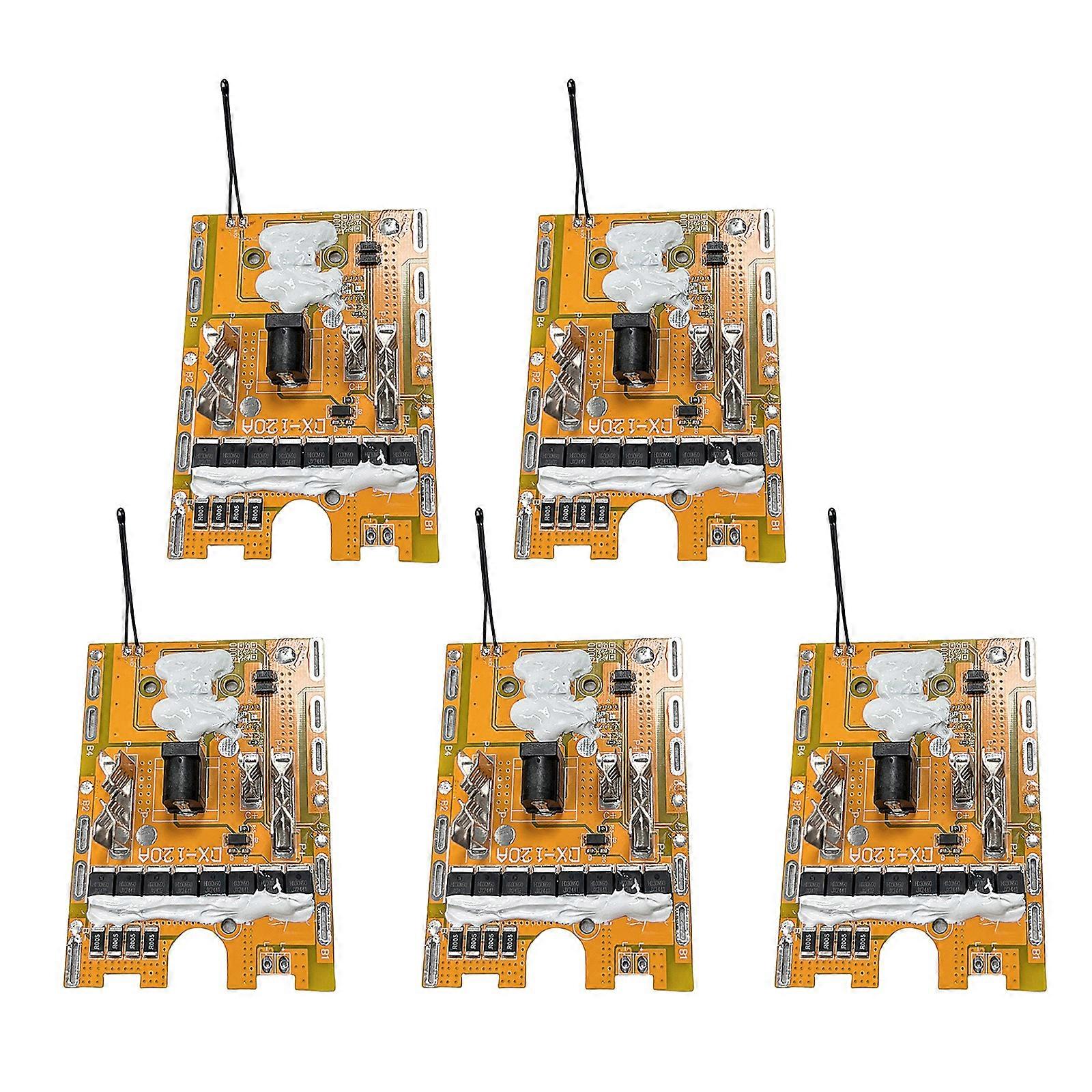 1/3/5Pcs 6MOS/8MOS 21V Battery Charging Protective Board Charging Protective Module Cell Module Battery Replacement Multicolor