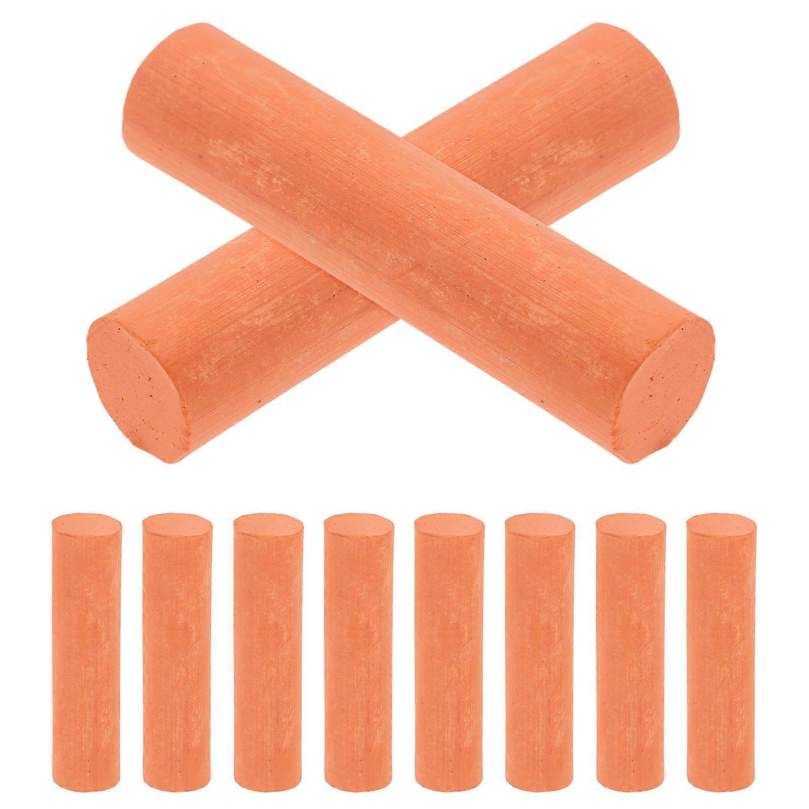 Miniature Construction Bricks for DIY Craft Projects 10Pcs Brown Clay Bricks