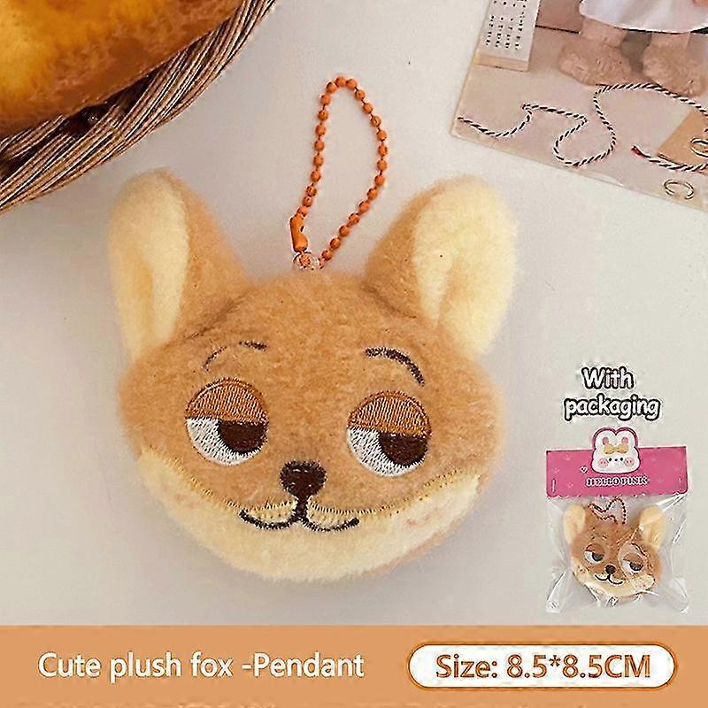 주토피아 봉제 인형 키체인 브로치, 만화 토끼 여우, 부드러운 인형 펜던트, 자동차 키링, 백팩, 가방 장식, 어린이 선물 (25-26인치)