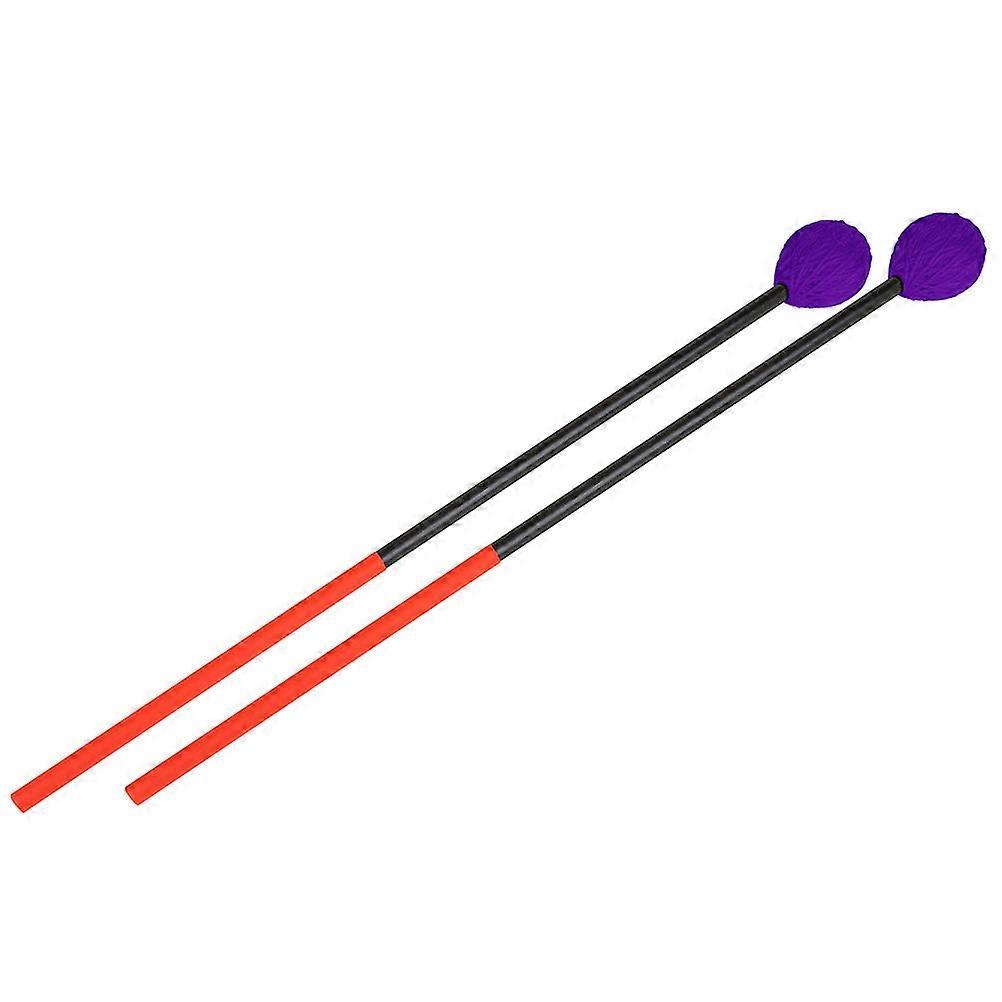 Purple Xylophone Mallets with Synthetic Material for Instrument Use Durability 2Pcs