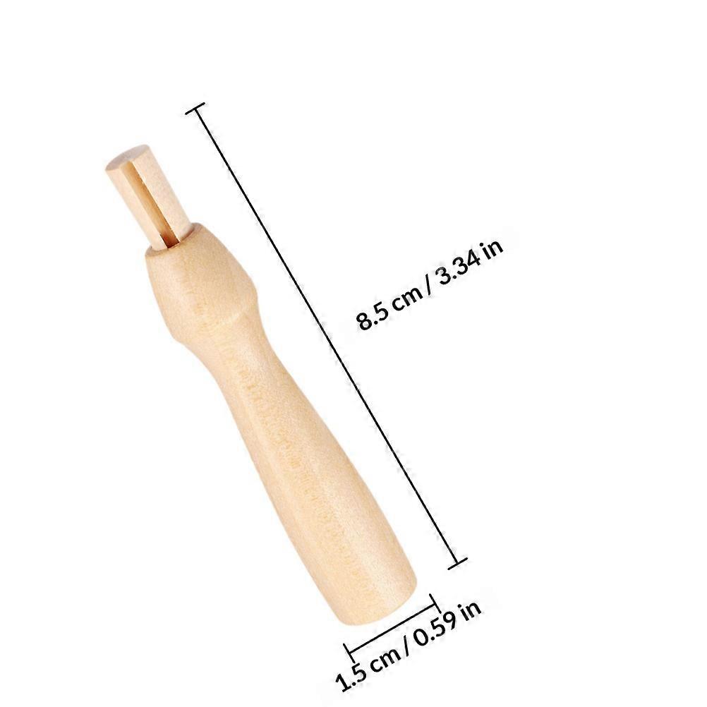 4Pcs Needle Felting Tools Wooden Handles for Replacement Handheld Use