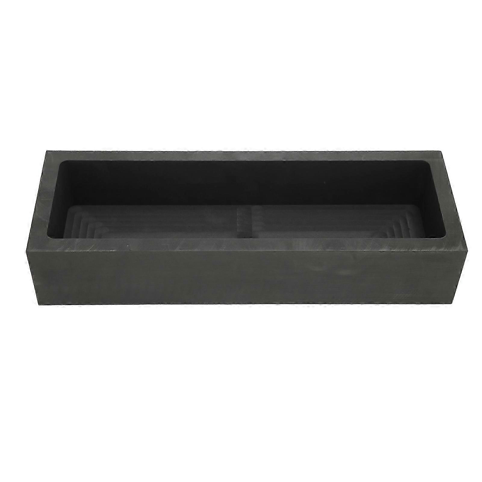 2025 Rectangular Graphite Ingot Mold Thermal Stability High Purity Graphite Crucible Mold for Casting 12000g Gold