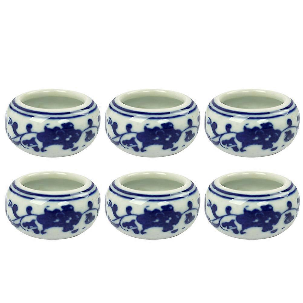 Durable Ceramic Ink Dish for Calligraphy Painting 24Pcs Pack