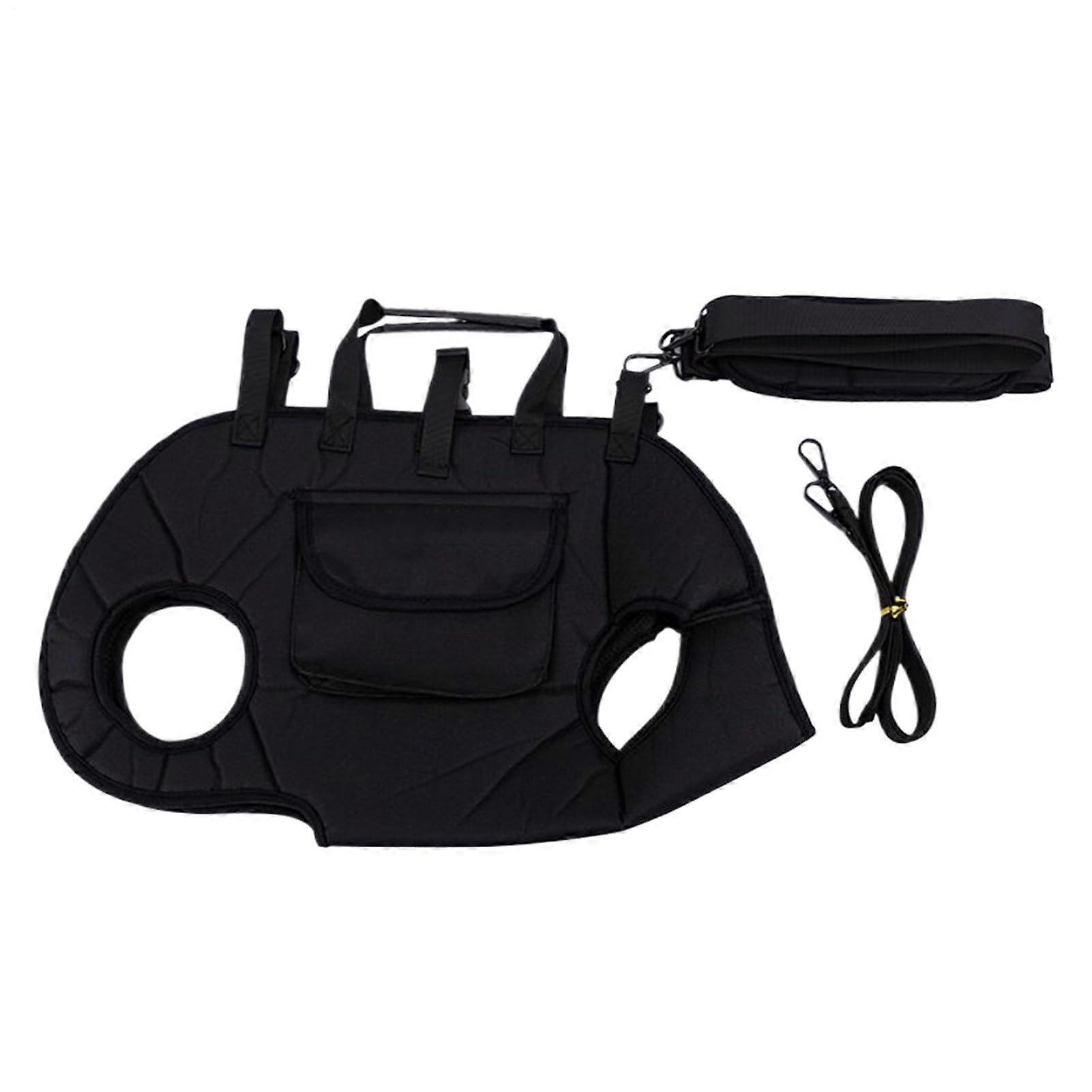 Large Breathable Dog Carrier with Adjustable Shoulder Strap and Mesh Ventilation for Hiking Camping