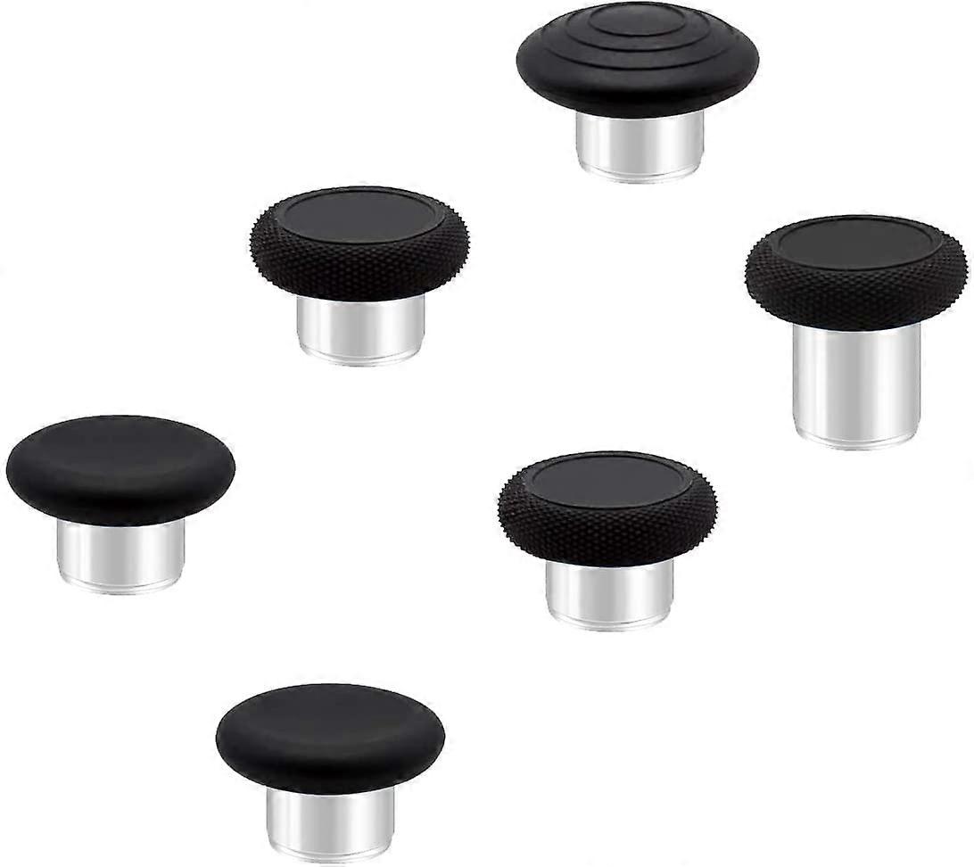 Magnetic Thumbsticks 6Pack Black Replacement for Xbox Elite Series 2 and Xbox One Controller 1797