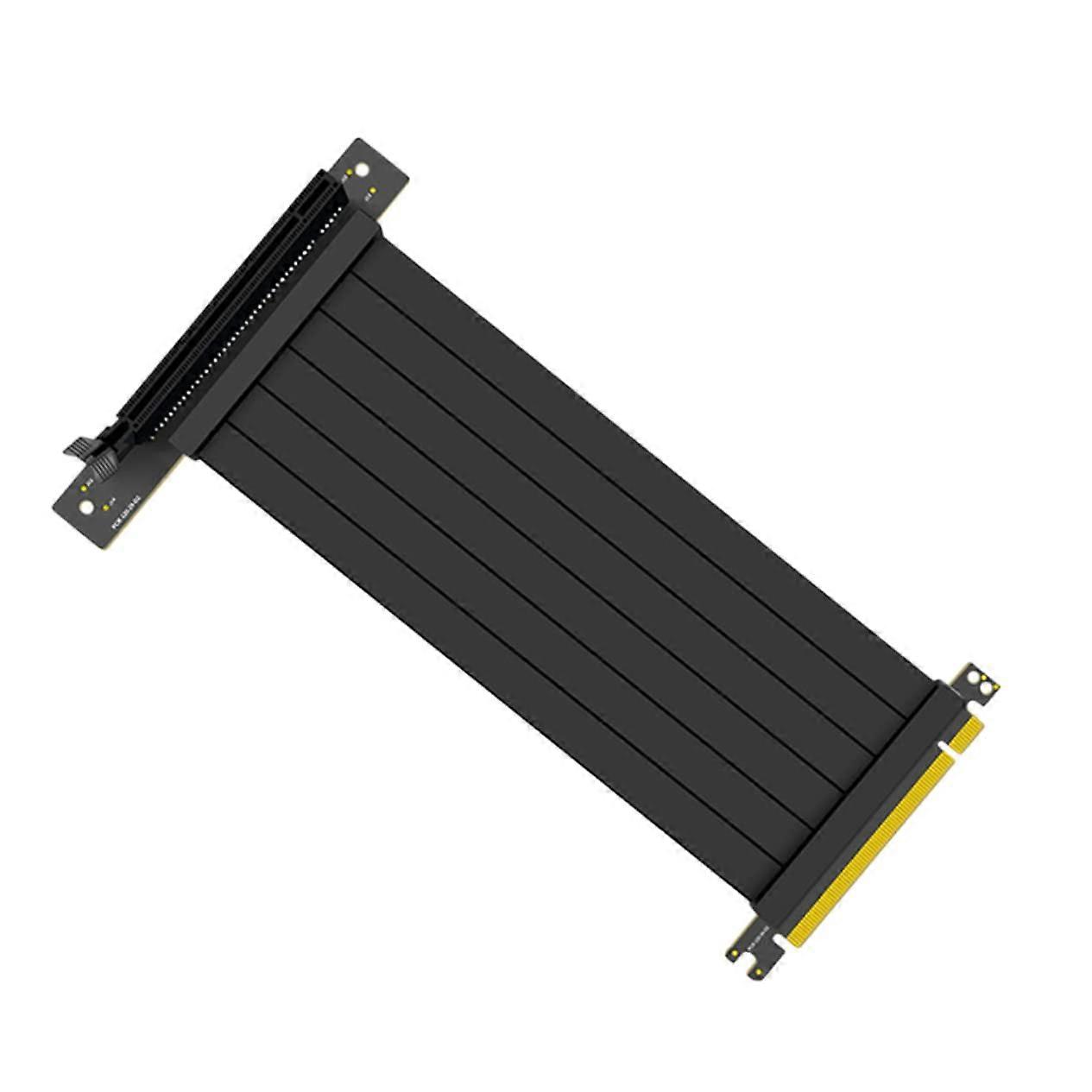90 Degree PCIe 3.0 Riser Cable Full Speed Data Transfer Flexible GPU Extension Easy Install 15cm
