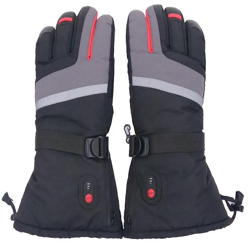 1Pair Portable Electric Heated Gloves for Winter Battery Heating Thermal Gloves Touchscreen Function