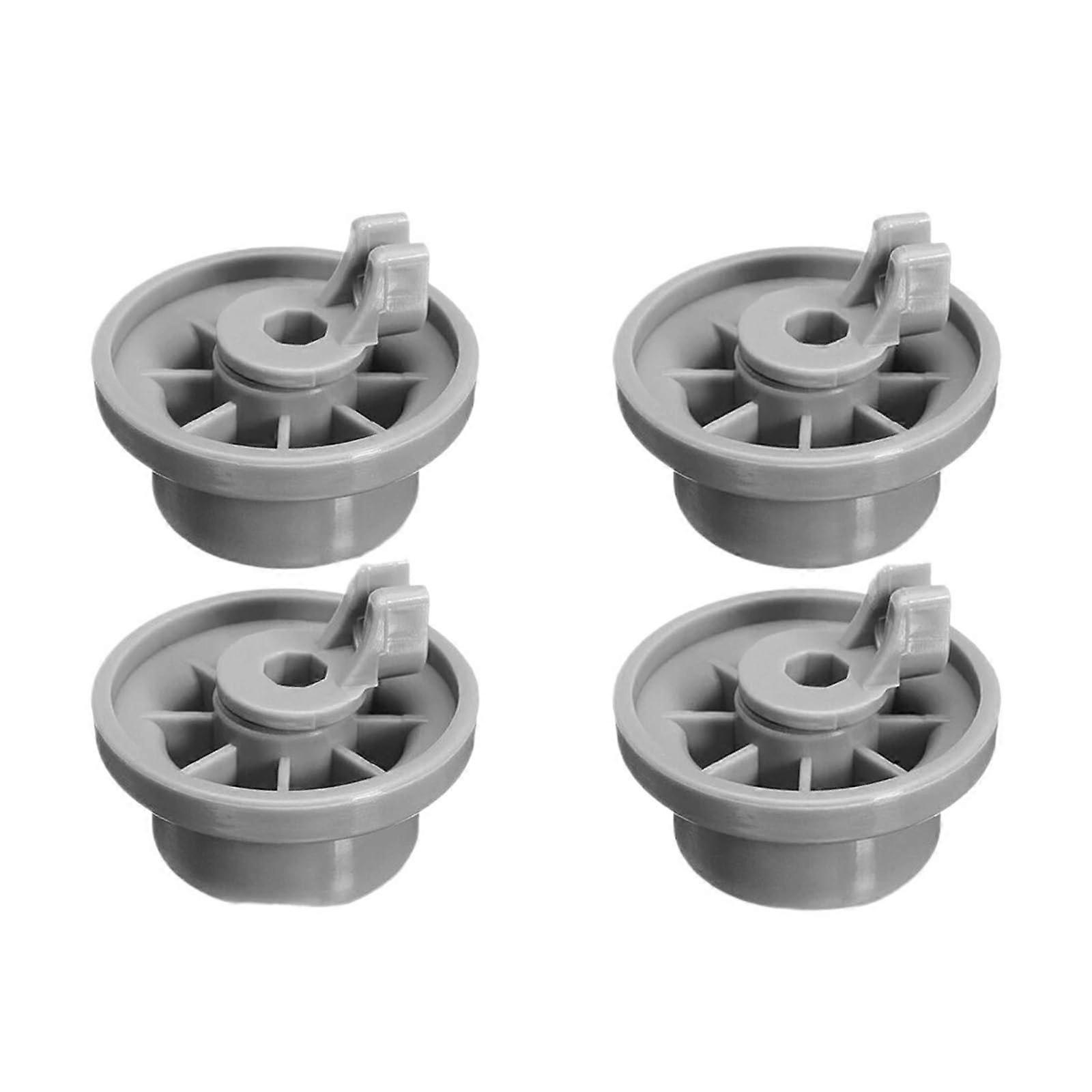 4pcs Durable Dishwasher Rack Wheels Replacement for Bosch Siemens Neff Basket, Easy Install