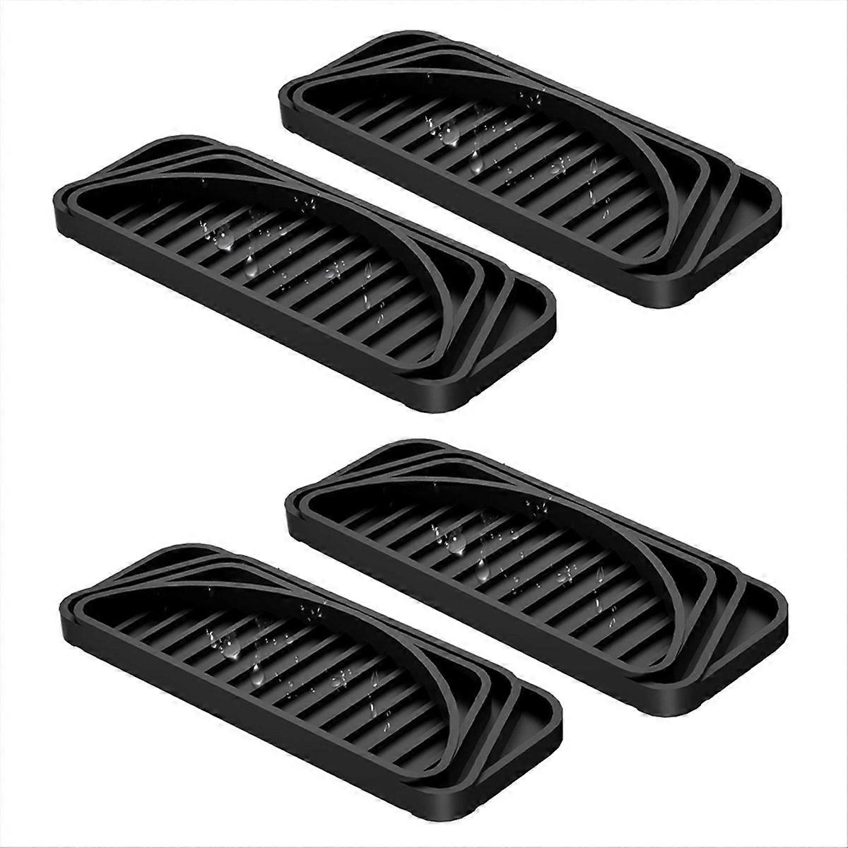 4PCS Refrigerator Drip Tray for / / Black