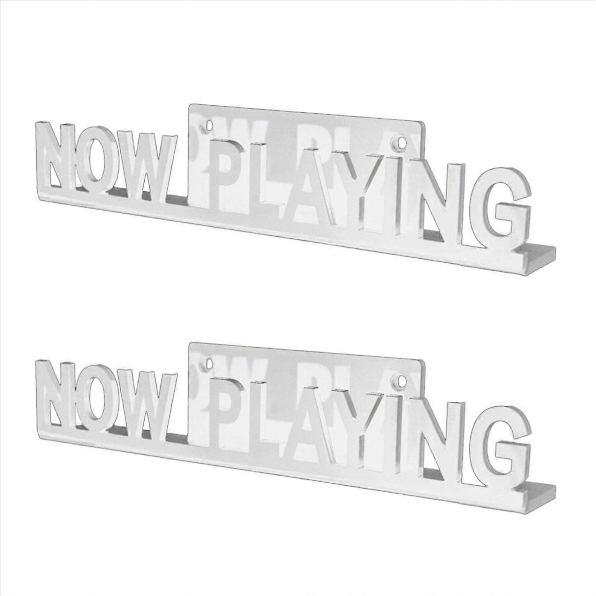 Wall Mount CD Record Display Stand White