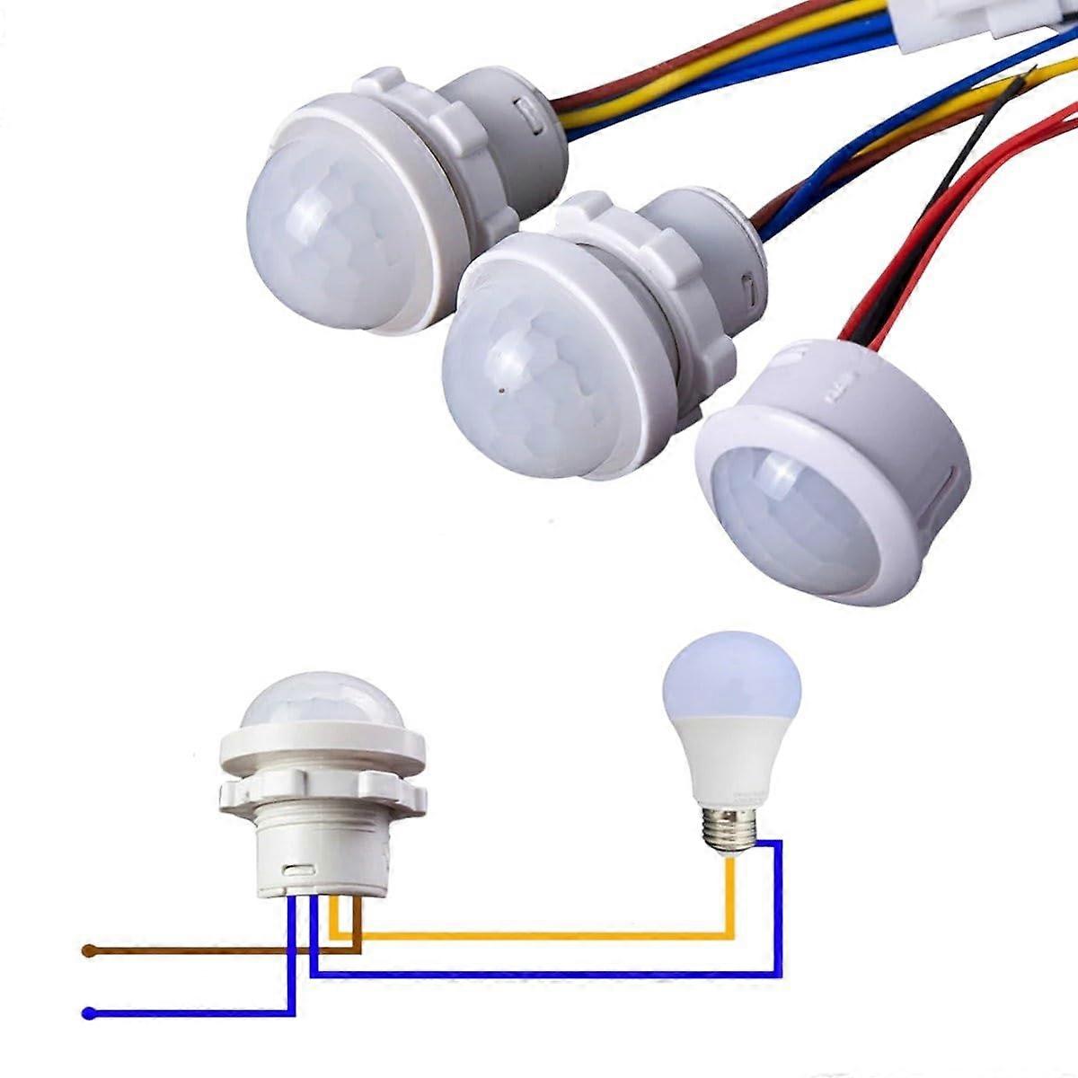 DC 1224V PIR Motion Sensor Switch with Infrared Human Body Detection and Automatic Time Delay