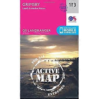 Grimsby, Louth y Market Rasen (OS Landranger mapa)